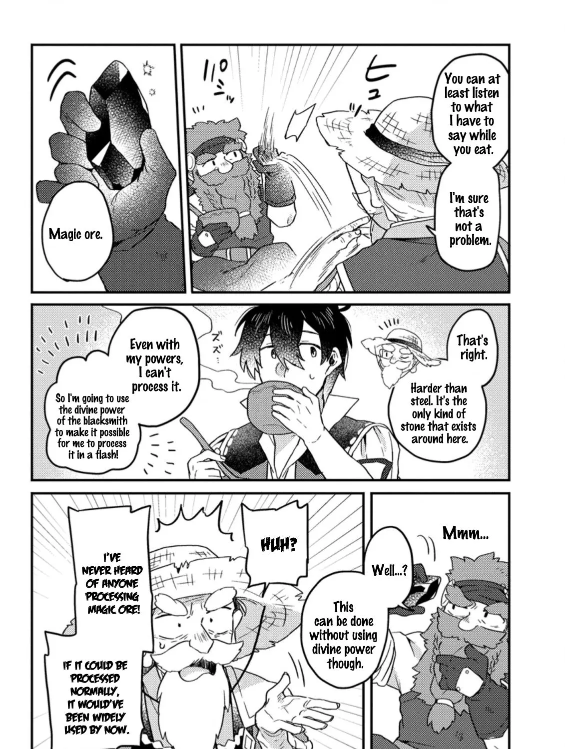 Revolution in production with the blessings of the gods - While living a leisurely, slow life in a corner of another world, somehow a diverse group of people gathered to form the strongest nation... Chapter 2.2 page 18 - 