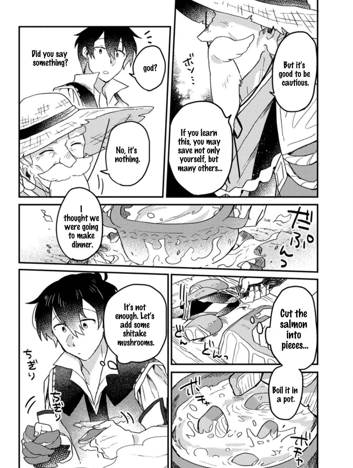 Revolution in production with the blessings of the gods - While living a leisurely, slow life in a corner of another world, somehow a diverse group of people gathered to form the strongest nation... Chapter 2.2 page 10 - 