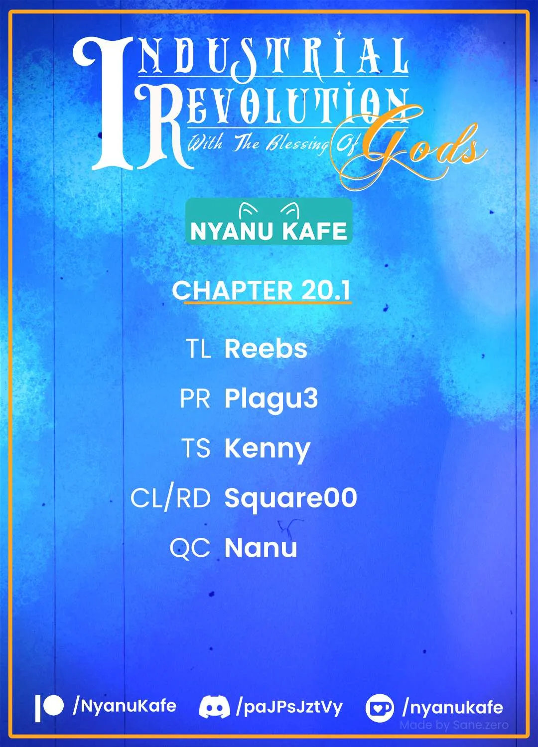 Revolution in production with the blessings of the gods - While living a leisurely, slow life in a corner of another world, somehow a diverse group of people gathered to form the strongest nation... Chapter 20.1 page 1 - 