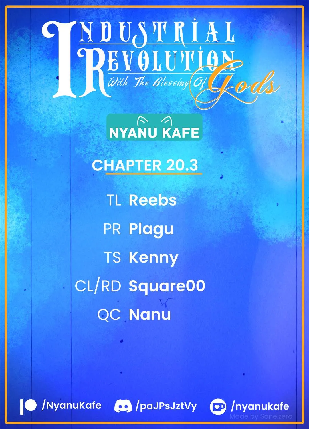 Revolution in production with the blessings of the gods - While living a leisurely, slow life in a corner of another world, somehow a diverse group of people gathered to form the strongest nation... Chapter 20.3 page 1 - 
