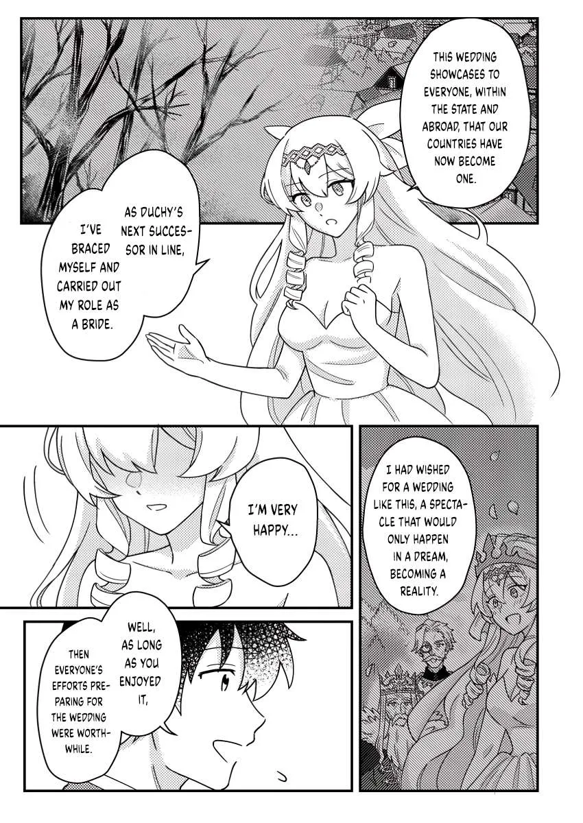 Revolution in production with the blessings of the gods - While living a leisurely, slow life in a corner of another world, somehow a diverse group of people gathered to form the strongest nation... Chapter 24.1 page 9 - 