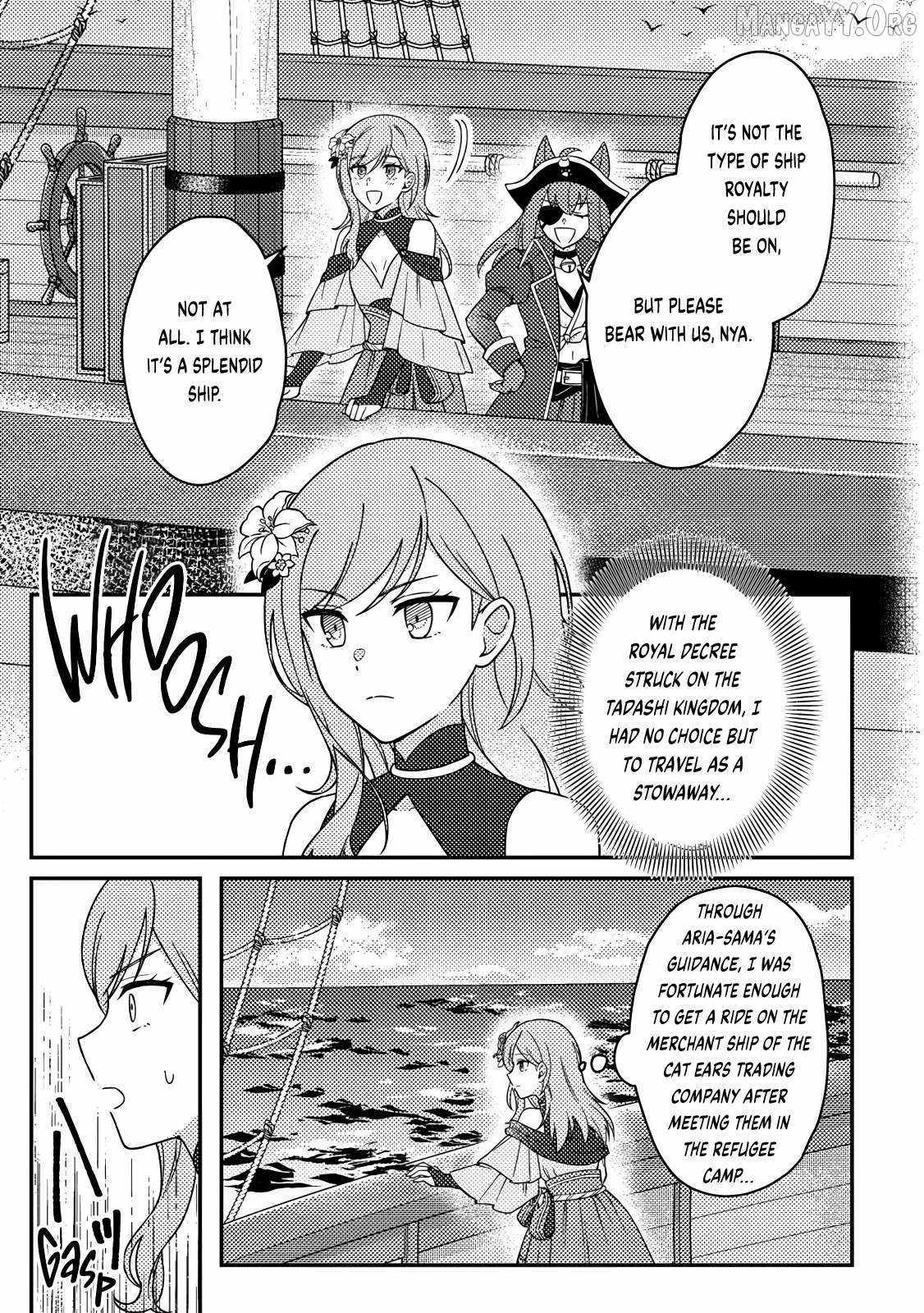 Revolution in production with the blessings of the gods - While living a leisurely, slow life in a corner of another world, somehow a diverse group of people gathered to form the strongest nation... Chapter 29.1 page 8 - 