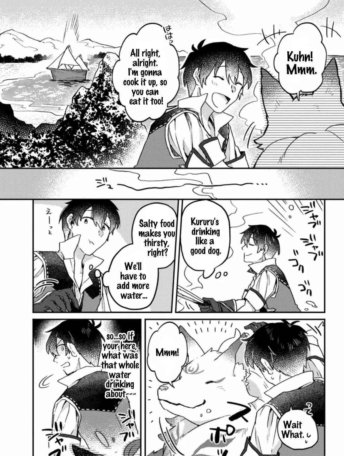 Revolution in production with the blessings of the gods - While living a leisurely, slow life in a corner of another world, somehow a diverse group of people gathered to form the strongest nation... Chapter 3.2 page 8 - 