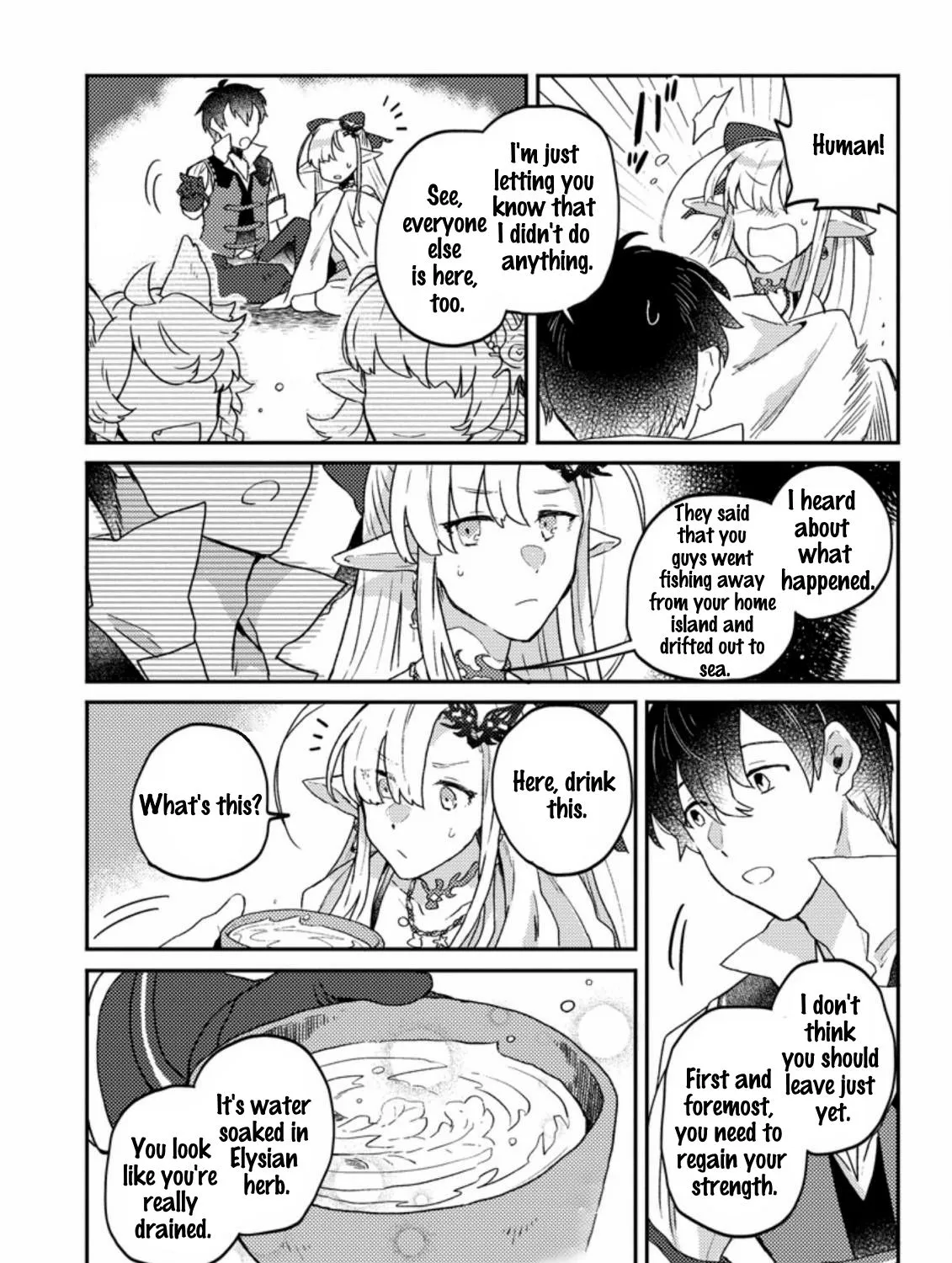 Revolution in production with the blessings of the gods - While living a leisurely, slow life in a corner of another world, somehow a diverse group of people gathered to form the strongest nation... Chapter 3.3 page 4 - 