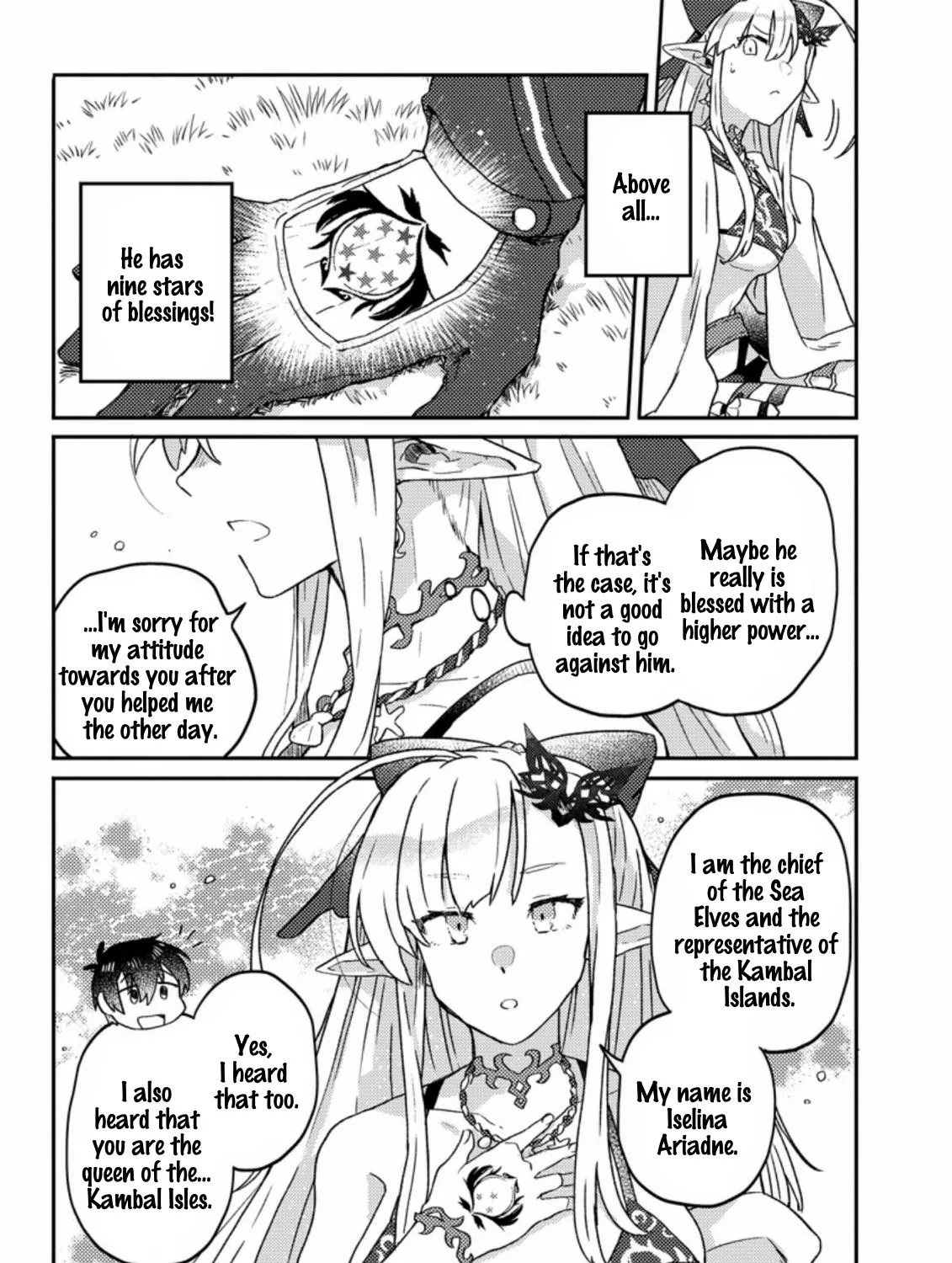 Revolution in production with the blessings of the gods - While living a leisurely, slow life in a corner of another world, somehow a diverse group of people gathered to form the strongest nation... Chapter 3.3 page 10 - 