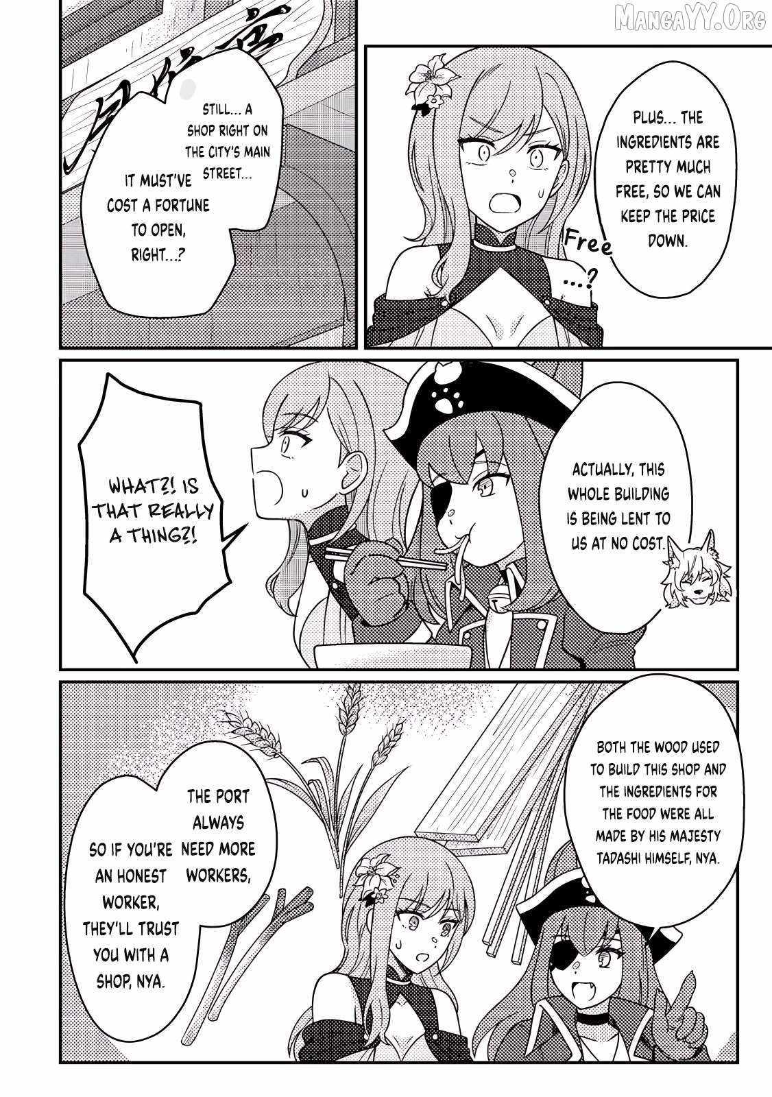 Revolution in production with the blessings of the gods - While living a leisurely, slow life in a corner of another world, somehow a diverse group of people gathered to form the strongest nation... Chapter 30.1 page 8 - 
