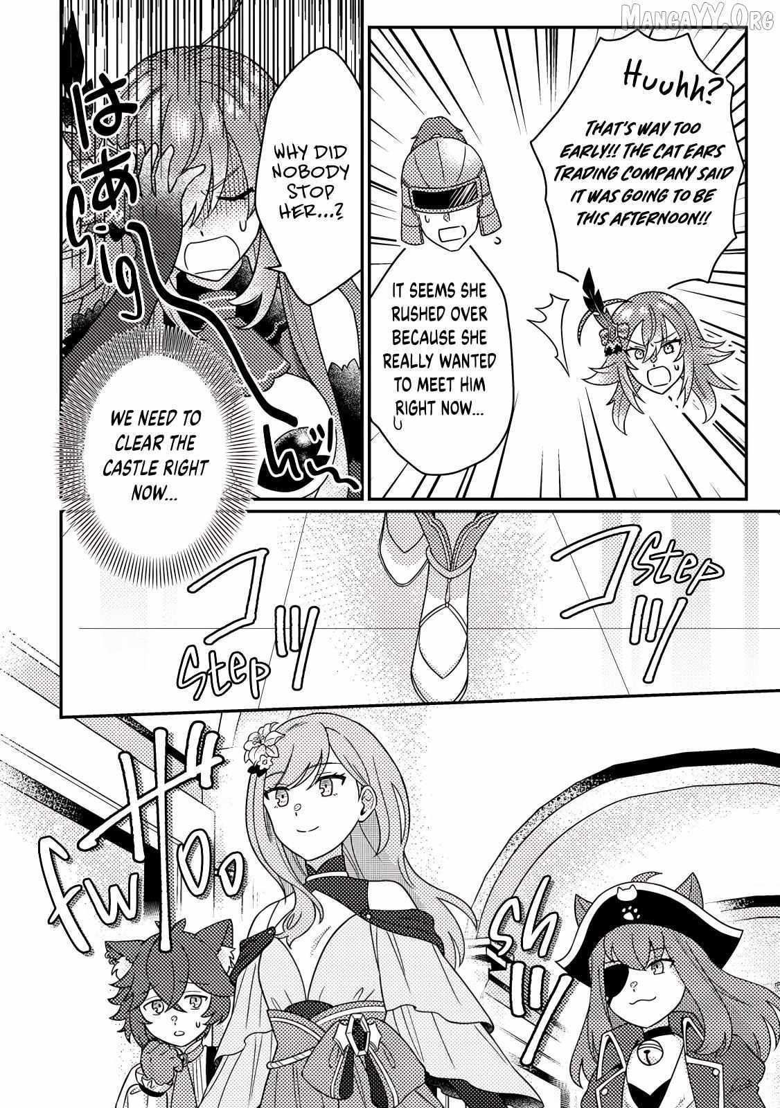 Revolution in production with the blessings of the gods - While living a leisurely, slow life in a corner of another world, somehow a diverse group of people gathered to form the strongest nation... Chapter 30.2 page 4 - 