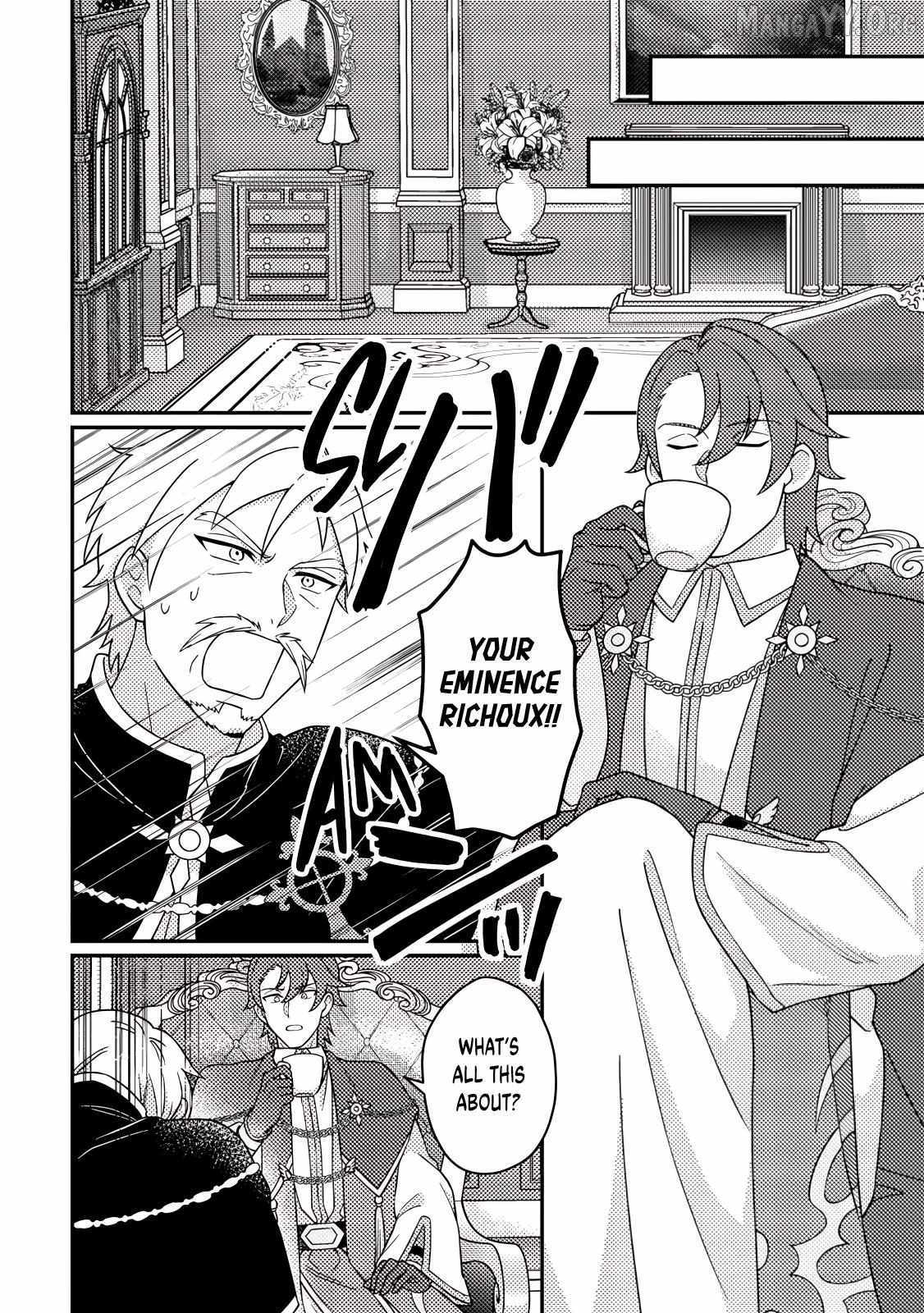 Revolution in production with the blessings of the gods - While living a leisurely, slow life in a corner of another world, somehow a diverse group of people gathered to form the strongest nation... Chapter 30.2 page 8 - 