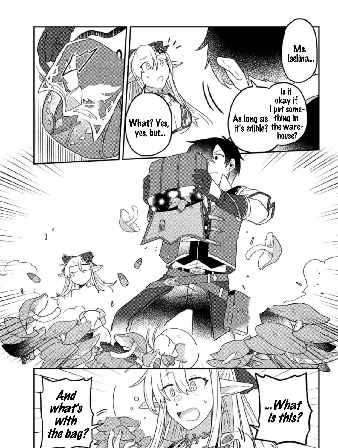 Revolution in production with the blessings of the gods - While living a leisurely, slow life in a corner of another world, somehow a diverse group of people gathered to form the strongest nation... Chapter 4.1 page 12 - 