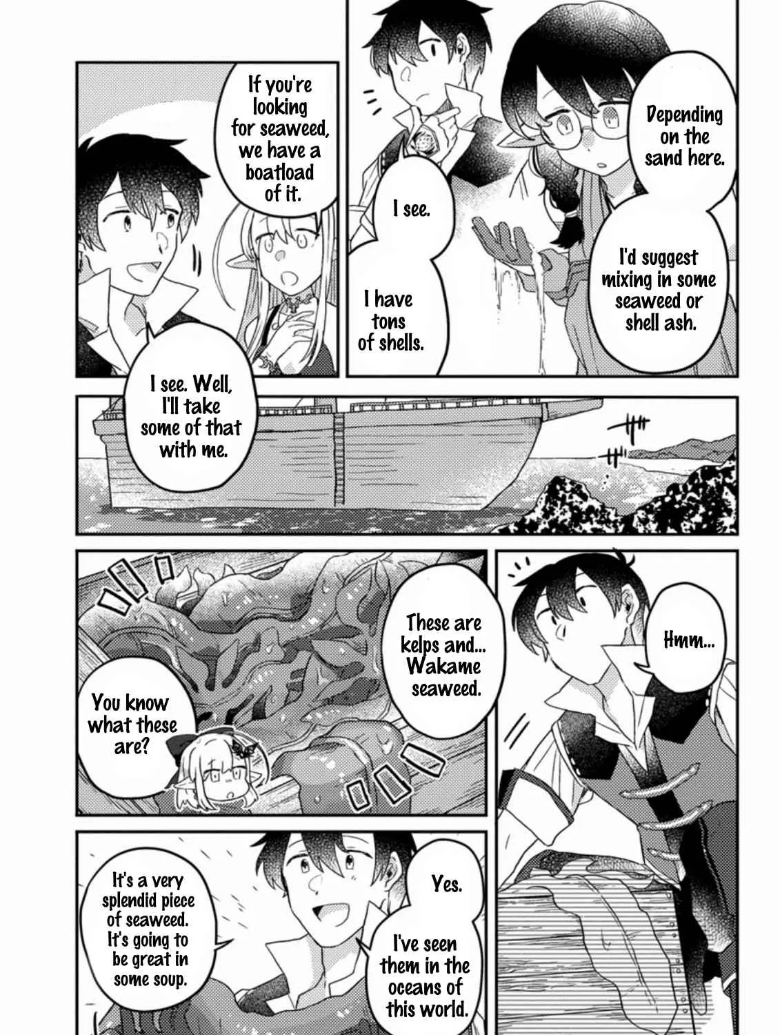 Revolution in production with the blessings of the gods - While living a leisurely, slow life in a corner of another world, somehow a diverse group of people gathered to form the strongest nation... Chapter 4.2 page 8 - 