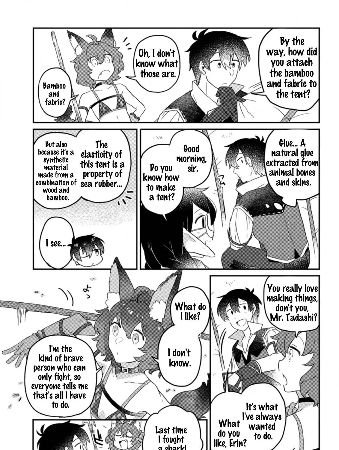 Revolution in production with the blessings of the gods - While living a leisurely, slow life in a corner of another world, somehow a diverse group of people gathered to form the strongest nation... Chapter 4.3 page 12 - 