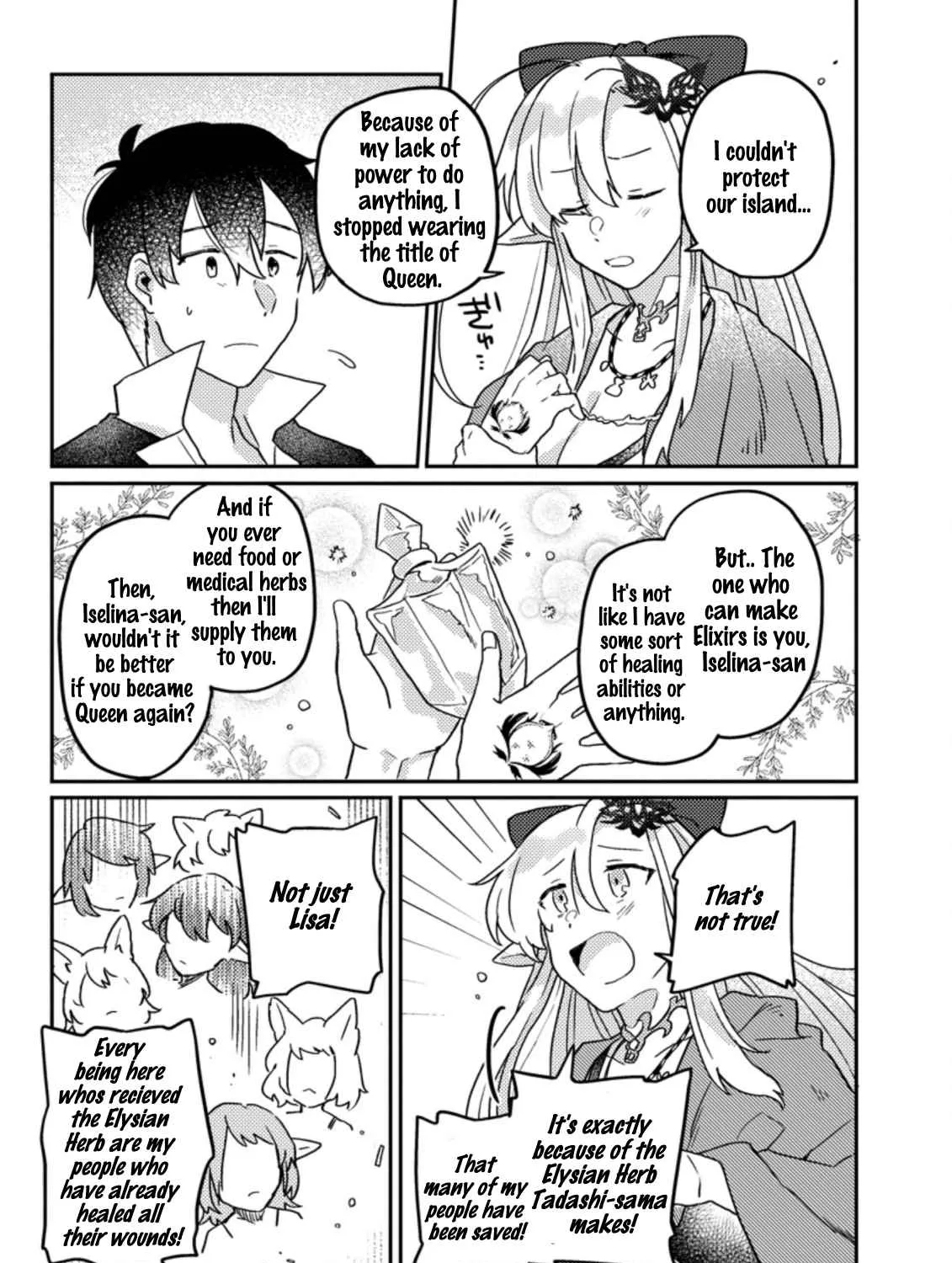 Revolution in production with the blessings of the gods - While living a leisurely, slow life in a corner of another world, somehow a diverse group of people gathered to form the strongest nation... Chapter 6.1 page 10 - 