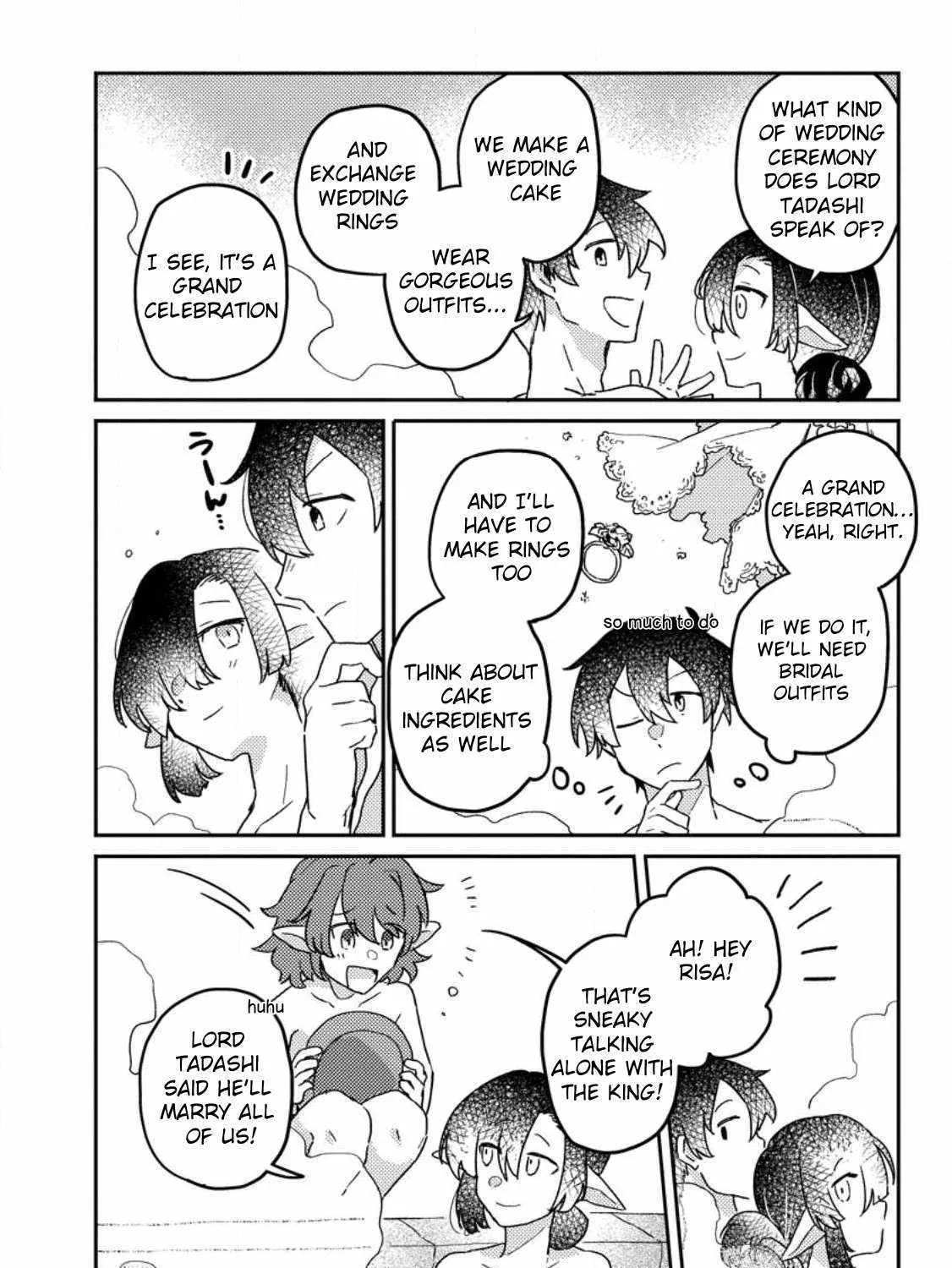 Revolution in production with the blessings of the gods - While living a leisurely, slow life in a corner of another world, somehow a diverse group of people gathered to form the strongest nation... Chapter 7 page 15 - 