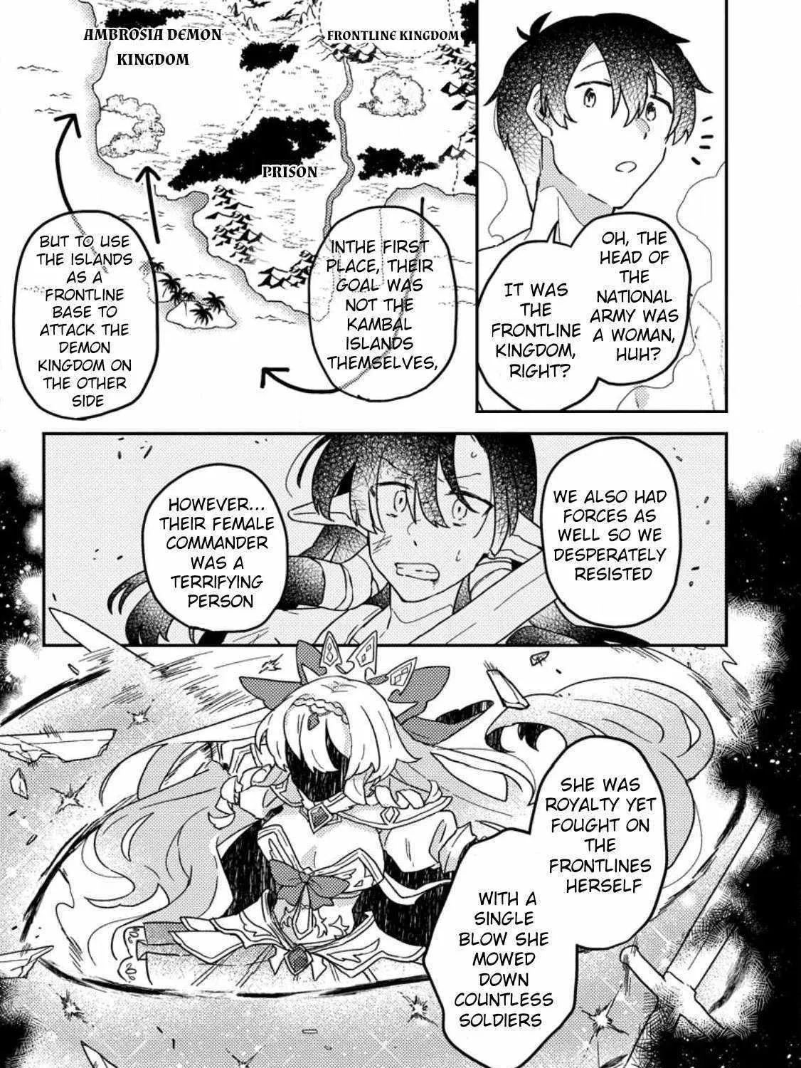 Revolution in production with the blessings of the gods - While living a leisurely, slow life in a corner of another world, somehow a diverse group of people gathered to form the strongest nation... Chapter 7 page 5 - 