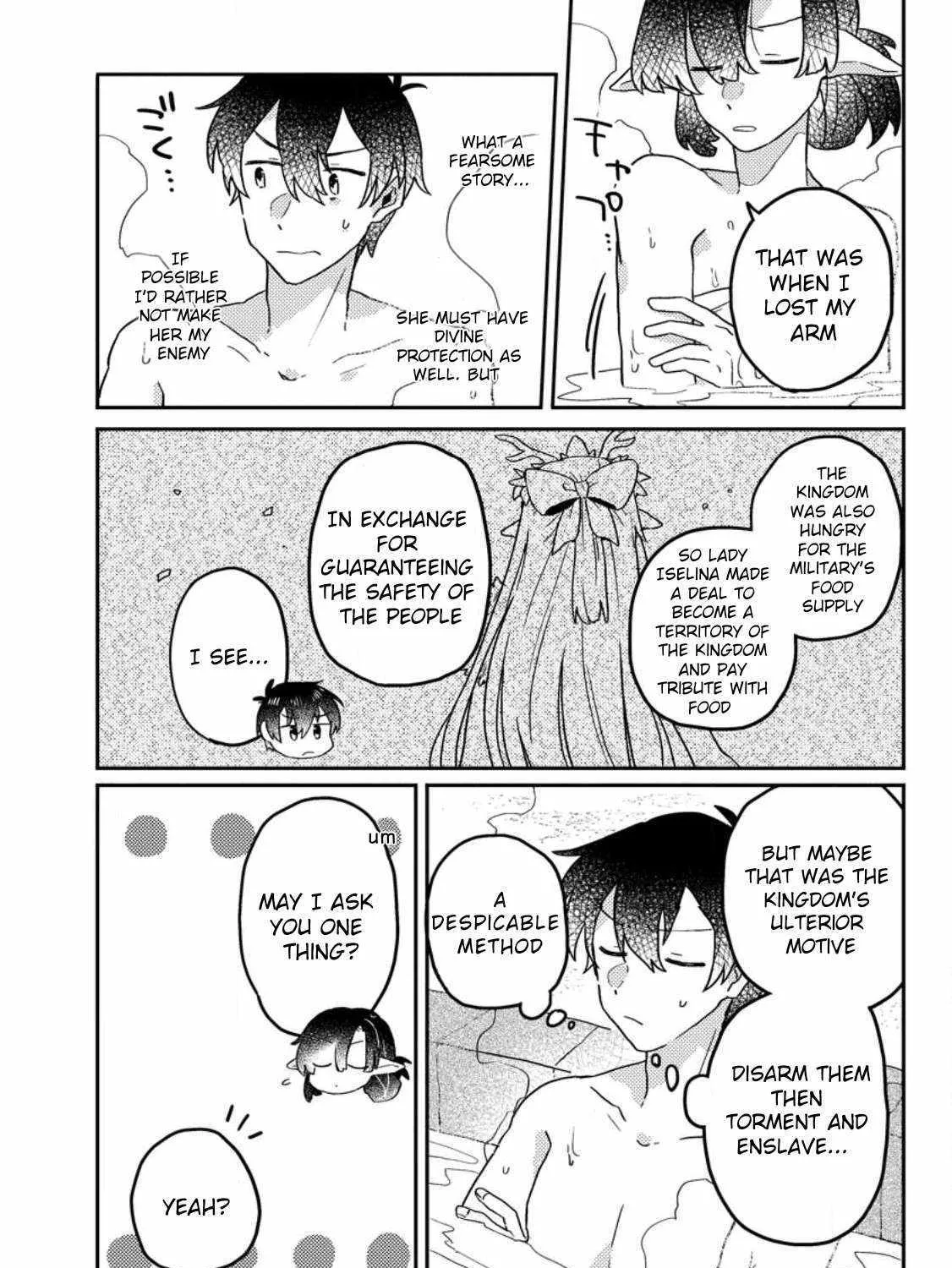 Revolution in production with the blessings of the gods - While living a leisurely, slow life in a corner of another world, somehow a diverse group of people gathered to form the strongest nation... Chapter 7 page 7 - 