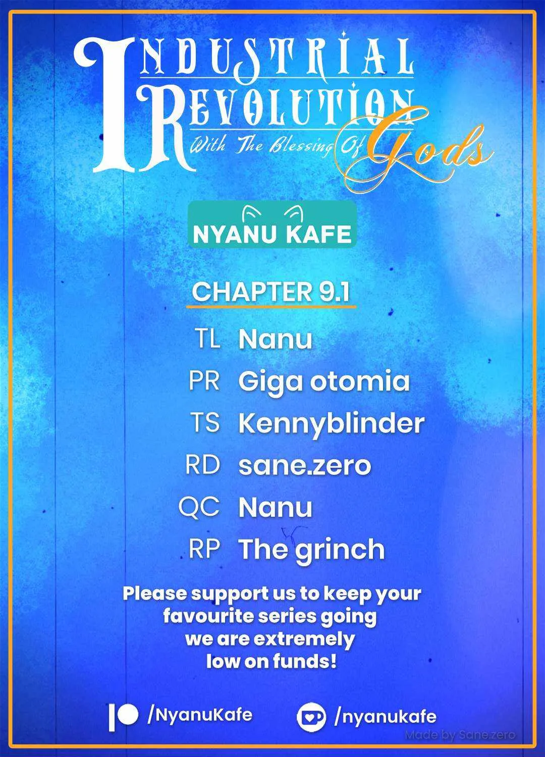 Revolution in production with the blessings of the gods - While living a leisurely, slow life in a corner of another world, somehow a diverse group of people gathered to form the strongest nation... Chapter 8 page 2 - 