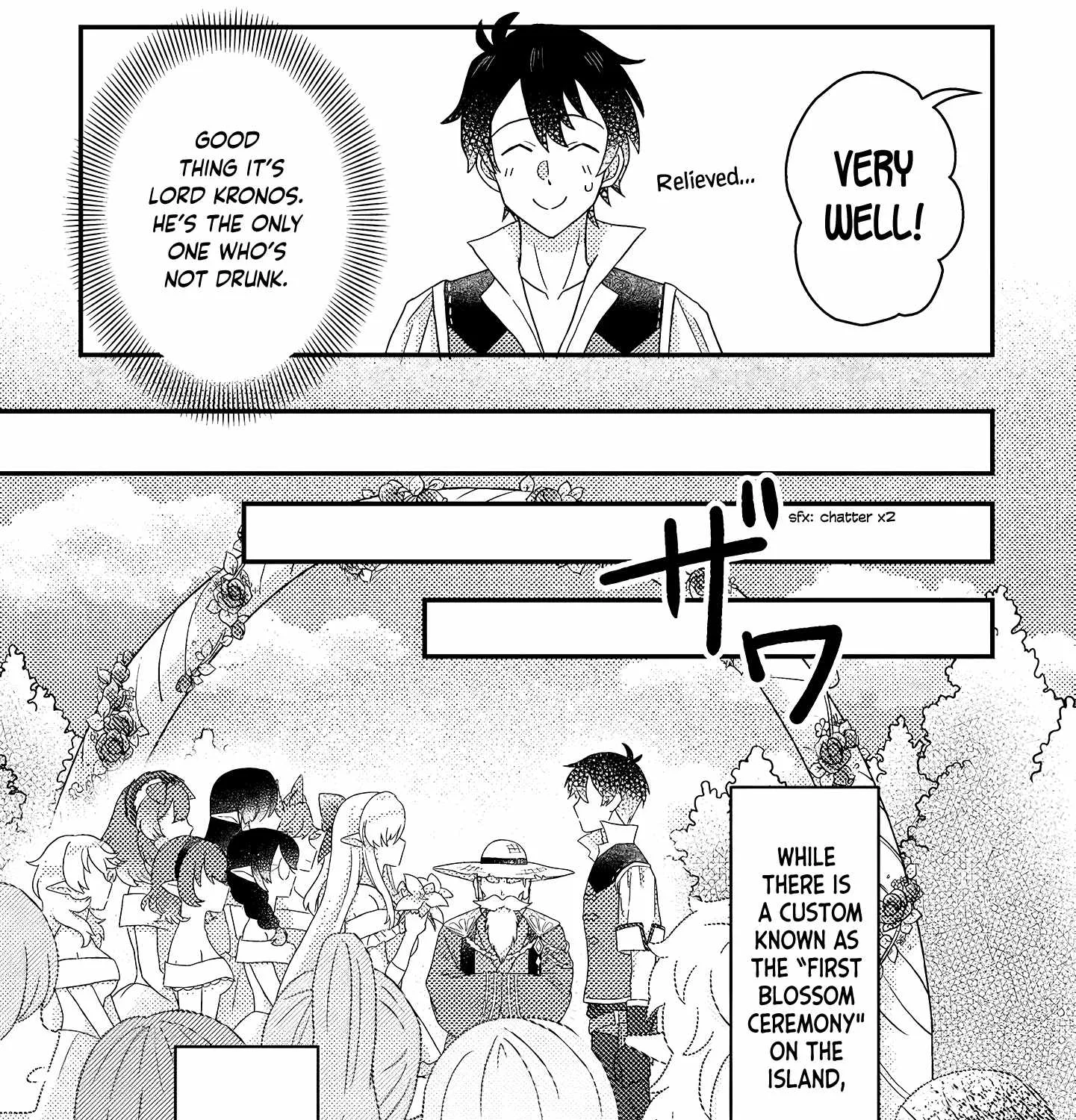 Revolution in production with the blessings of the gods - While living a leisurely, slow life in a corner of another world, somehow a diverse group of people gathered to form the strongest nation... Chapter 9.1 page 4 - 