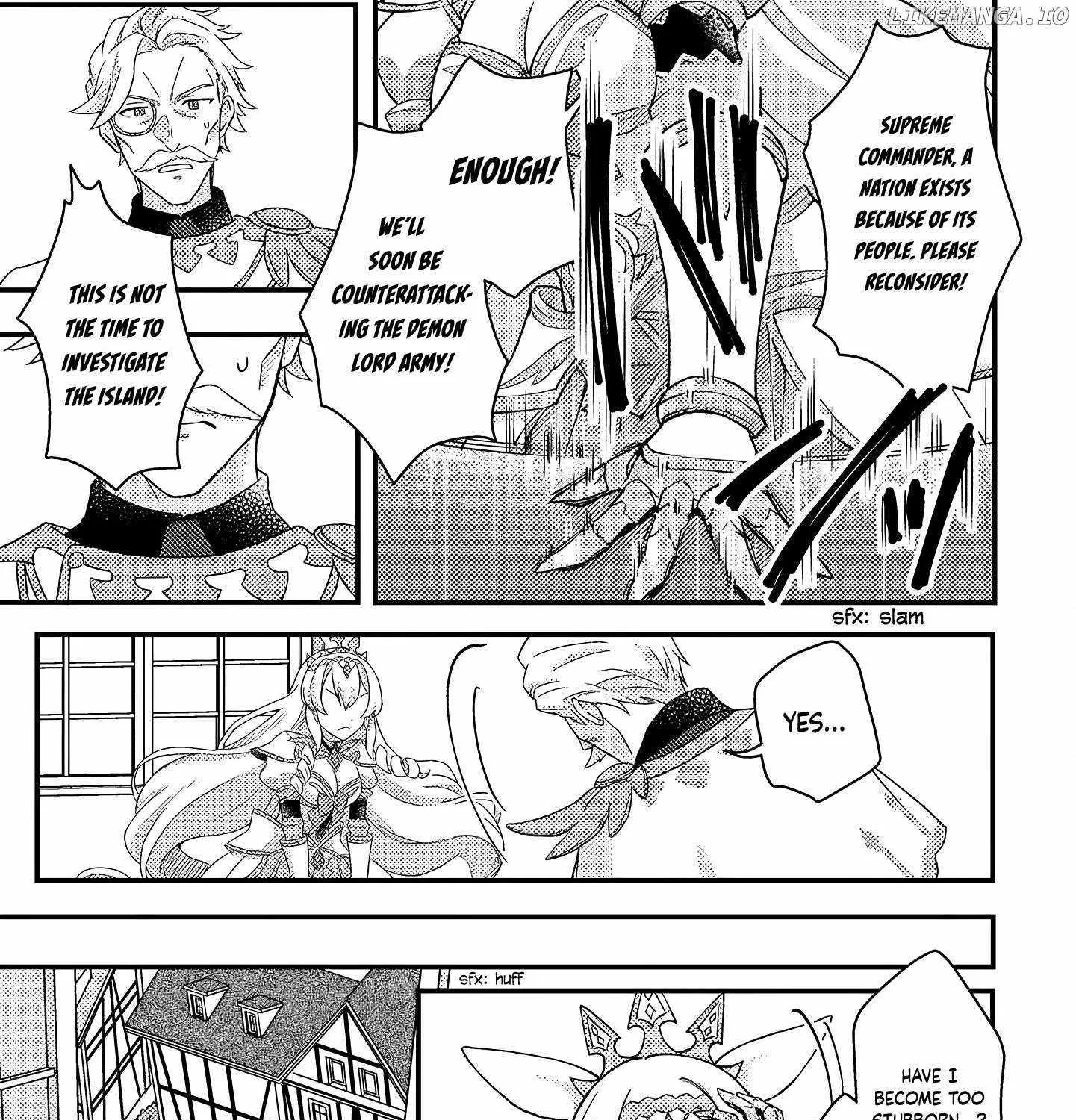 Revolution in production with the blessings of the gods - While living a leisurely, slow life in a corner of another world, somehow a diverse group of people gathered to form the strongest nation... Chapter 9.2 page 20 - 