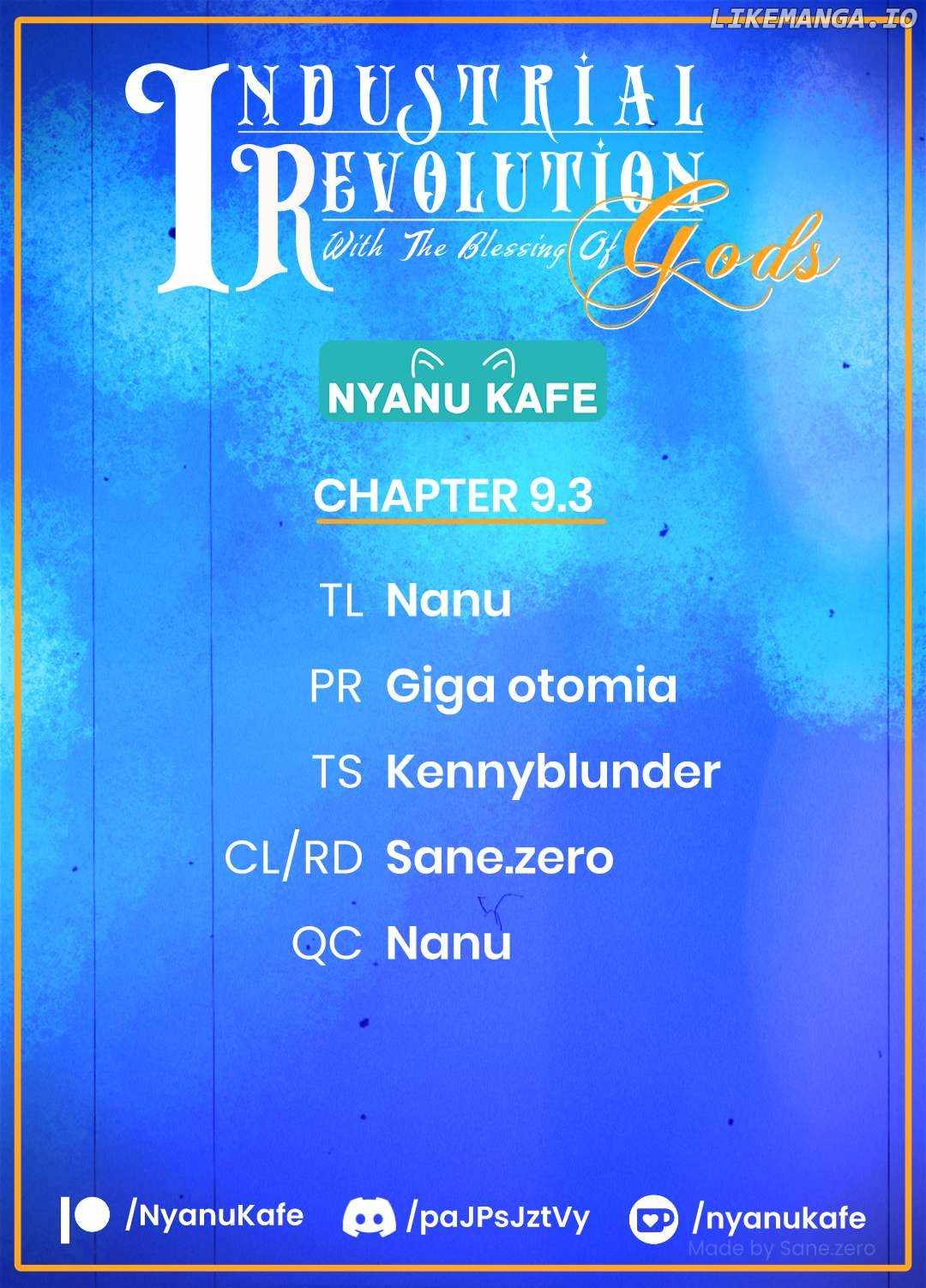 Revolution in production with the blessings of the gods - While living a leisurely, slow life in a corner of another world, somehow a diverse group of people gathered to form the strongest nation... Chapter 9.3 page 2 - 