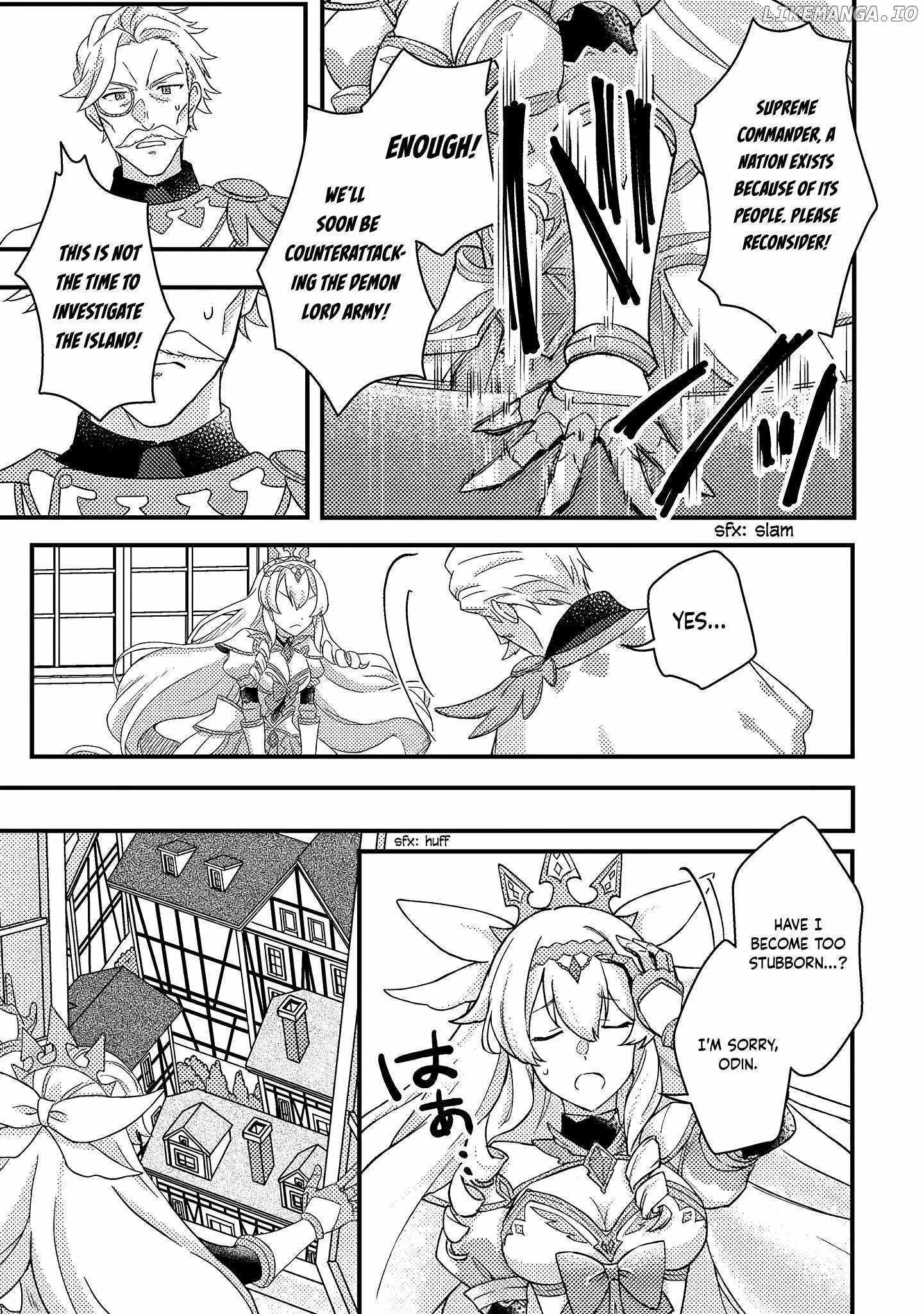 Revolution in production with the blessings of the gods - While living a leisurely, slow life in a corner of another world, somehow a diverse group of people gathered to form the strongest nation... Chapter 9.3 page 11 - 