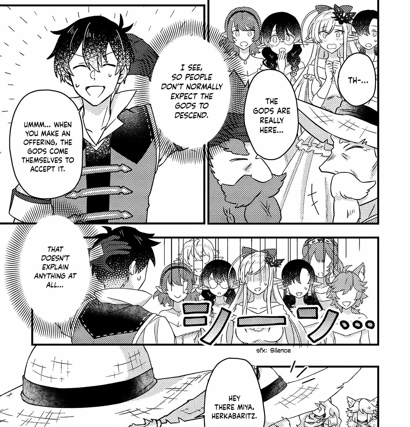 Revolution in production with the blessings of the gods - While living a leisurely, slow life in a corner of another world, somehow a diverse group of people gathered to form the strongest nation... Chapter 9 page 4 - 