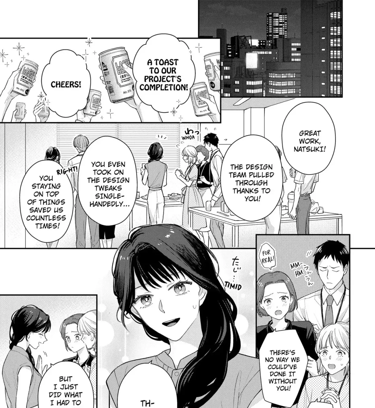 Rintoshita Anta o Midashitai ~ Shutchou no Yoru, Namaiki na Kouhai wa Ookami ni Naru Chapter 1 page 2 - 