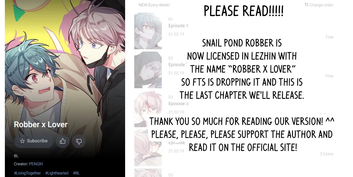 Robber X Lover Chapter 36 page 2 - 