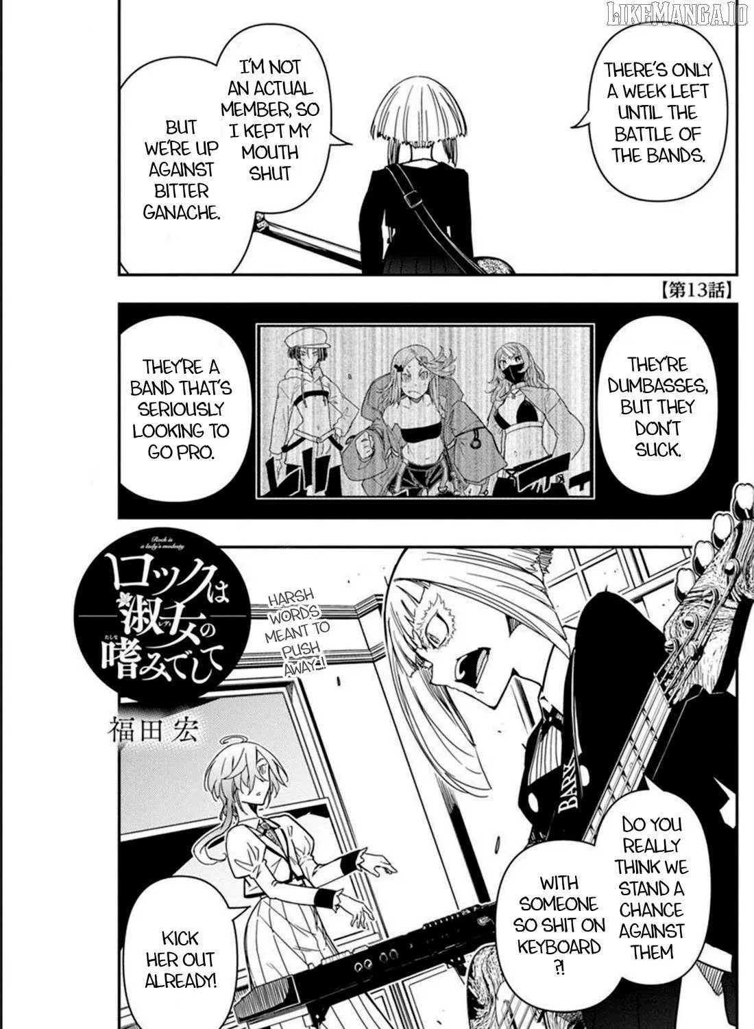 Rock wa Shukujo no Tashinami de shite Chapter 13 page 2 - 
