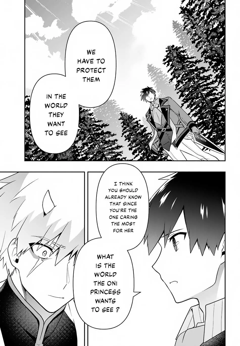 Roku-Hime Wa Kami Goei Ni Koi Wo Suru: Saikyou No Shugo Kishi, Tenseishite Mahou Gakuen Ni Iku Chapter 22 page 14 - 