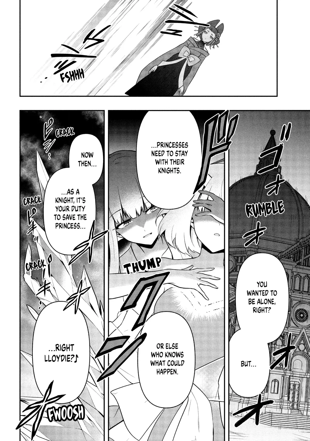 Roku-Hime Wa Kami Goei Ni Koi Wo Suru: Saikyou No Shugo Kishi, Tenseishite Mahou Gakuen Ni Iku Chapter 24 page 18 - 