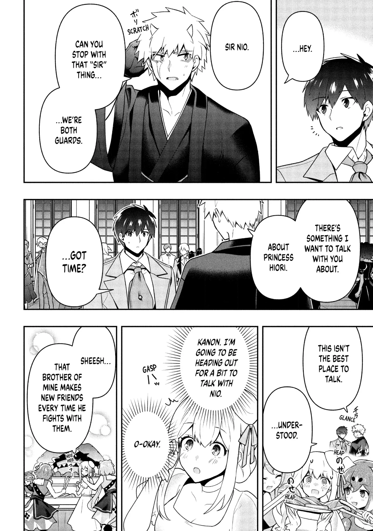 Roku-Hime Wa Kami Goei Ni Koi Wo Suru: Saikyou No Shugo Kishi, Tenseishite Mahou Gakuen Ni Iku Chapter 24 page 8 - 