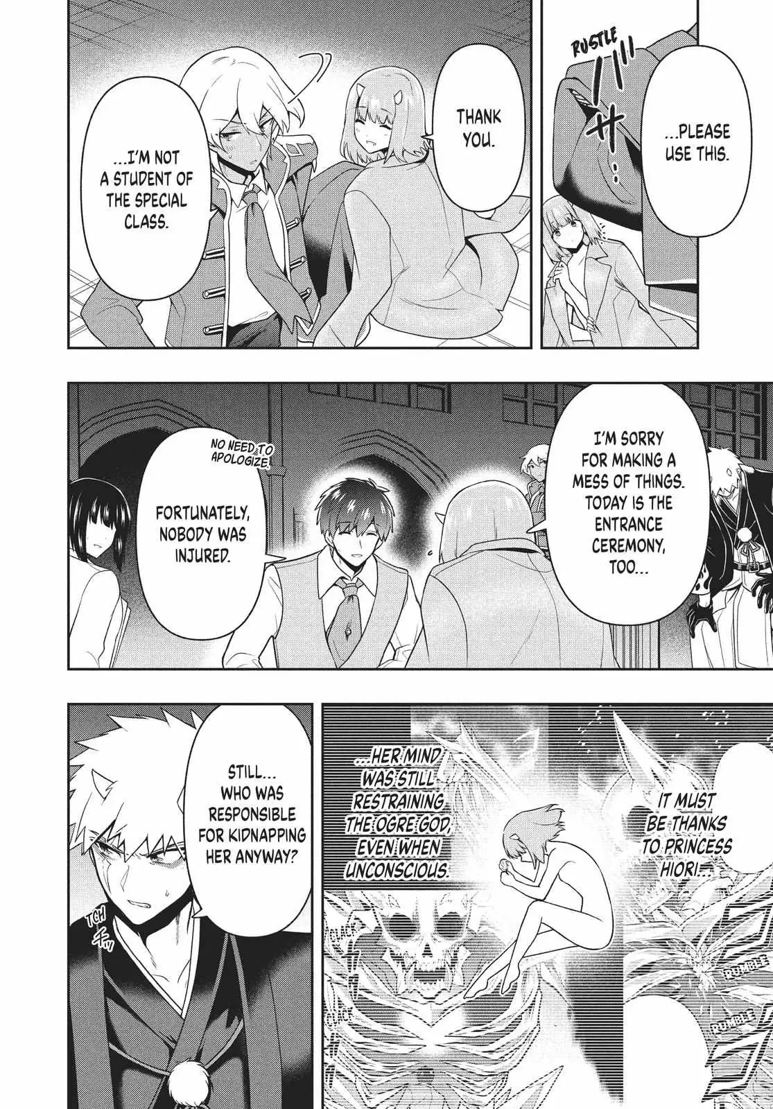 Roku-Hime Wa Kami Goei Ni Koi Wo Suru: Saikyou No Shugo Kishi, Tenseishite Mahou Gakuen Ni Iku Chapter 27 page 18 - 