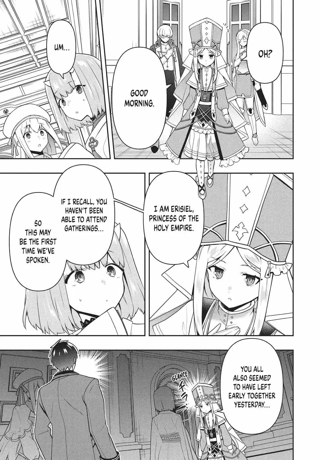 Roku-Hime Wa Kami Goei Ni Koi Wo Suru: Saikyou No Shugo Kishi, Tenseishite Mahou Gakuen Ni Iku Chapter 28 page 11 - 