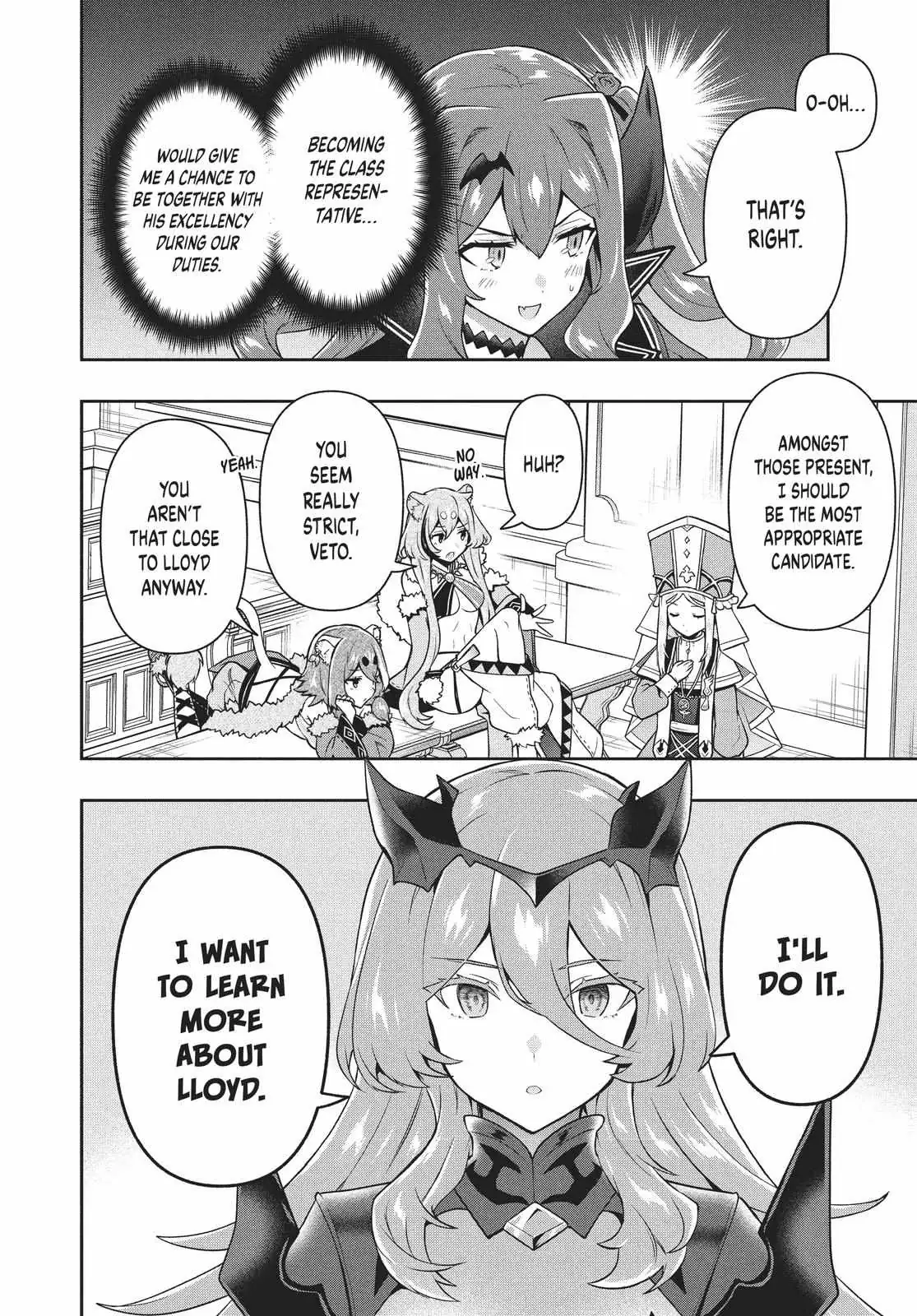 Roku-Hime Wa Kami Goei Ni Koi Wo Suru: Saikyou No Shugo Kishi, Tenseishite Mahou Gakuen Ni Iku Chapter 28 page 18 - 