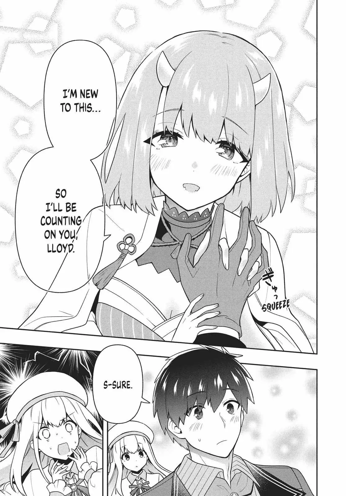 Roku-Hime Wa Kami Goei Ni Koi Wo Suru: Saikyou No Shugo Kishi, Tenseishite Mahou Gakuen Ni Iku Chapter 28 page 9 - 