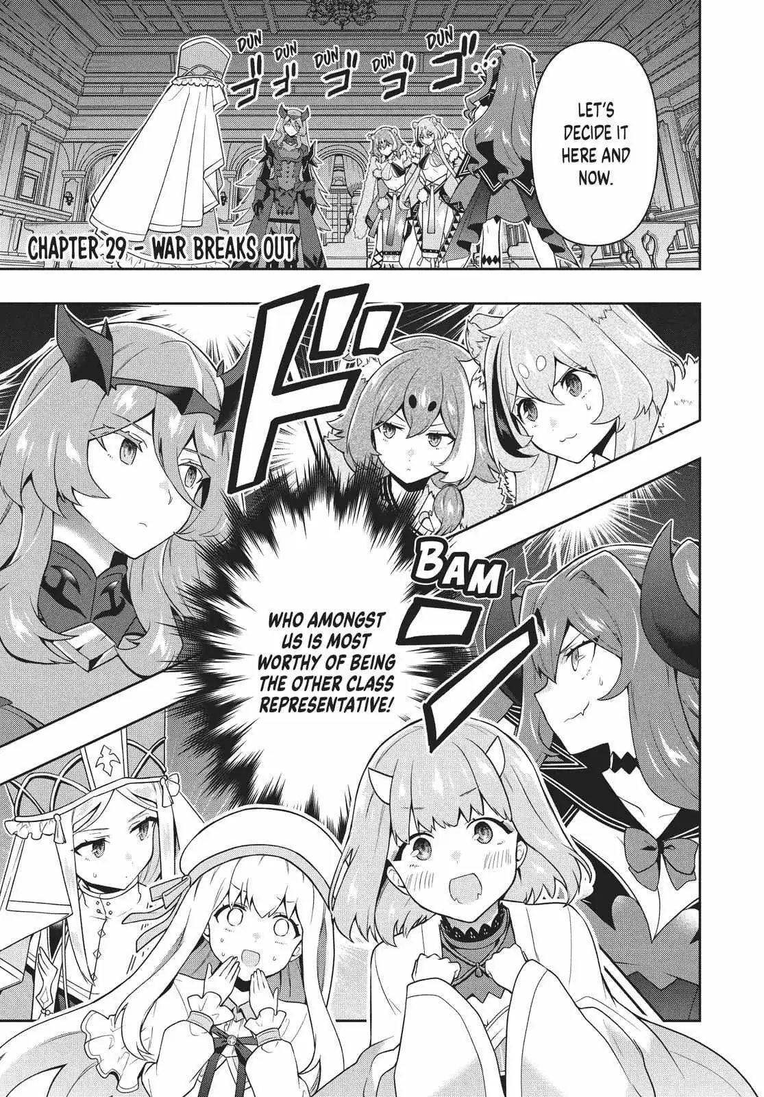 Roku-Hime Wa Kami Goei Ni Koi Wo Suru: Saikyou No Shugo Kishi, Tenseishite Mahou Gakuen Ni Iku Chapter 29 page 1 - 