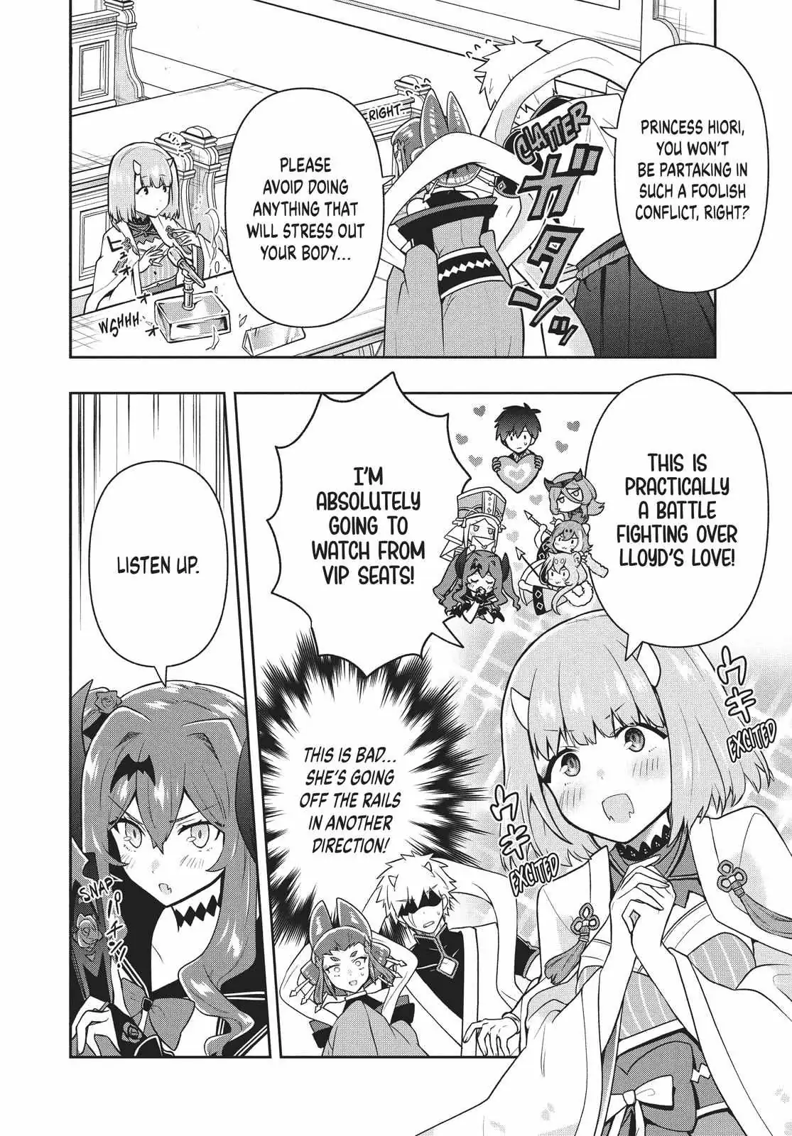 Roku-Hime Wa Kami Goei Ni Koi Wo Suru: Saikyou No Shugo Kishi, Tenseishite Mahou Gakuen Ni Iku Chapter 29 page 2 - 