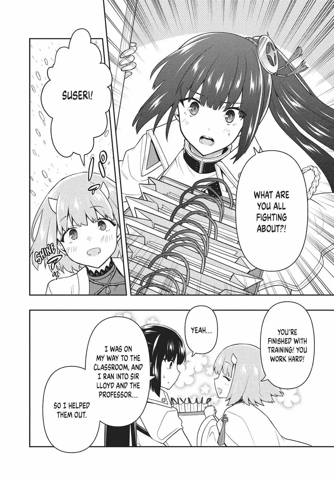 Roku-Hime Wa Kami Goei Ni Koi Wo Suru: Saikyou No Shugo Kishi, Tenseishite Mahou Gakuen Ni Iku Chapter 29 page 14 - 