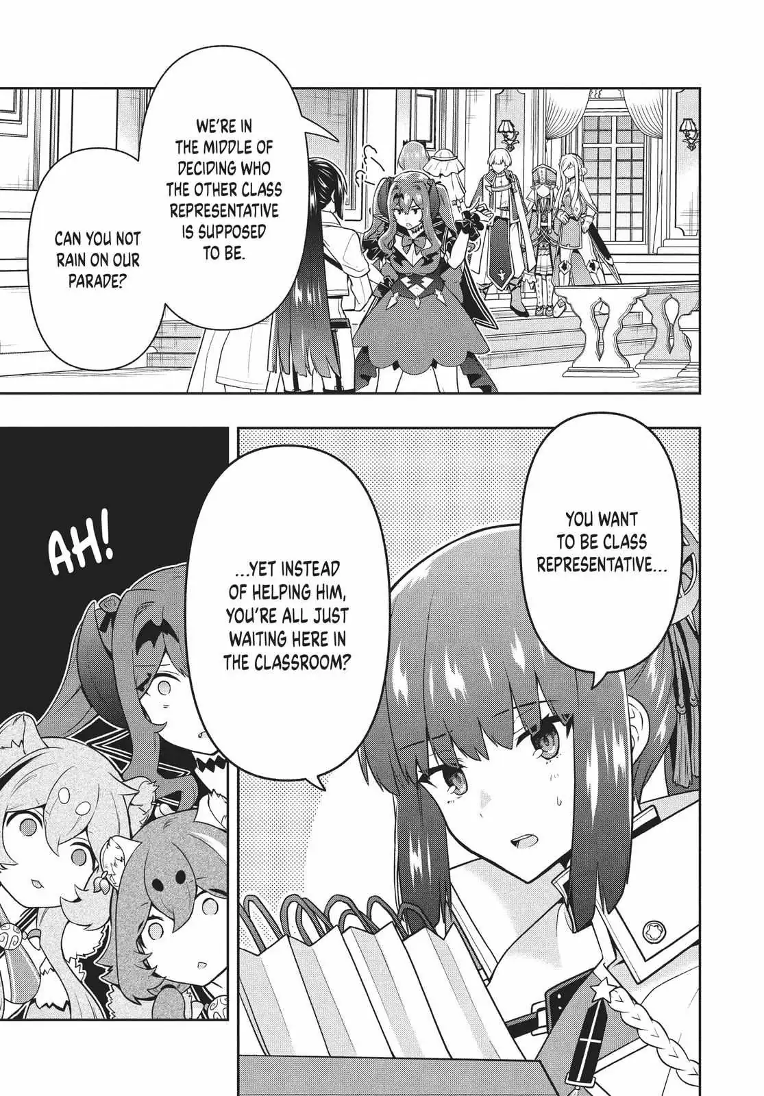 Roku-Hime Wa Kami Goei Ni Koi Wo Suru: Saikyou No Shugo Kishi, Tenseishite Mahou Gakuen Ni Iku Chapter 29 page 15 - 