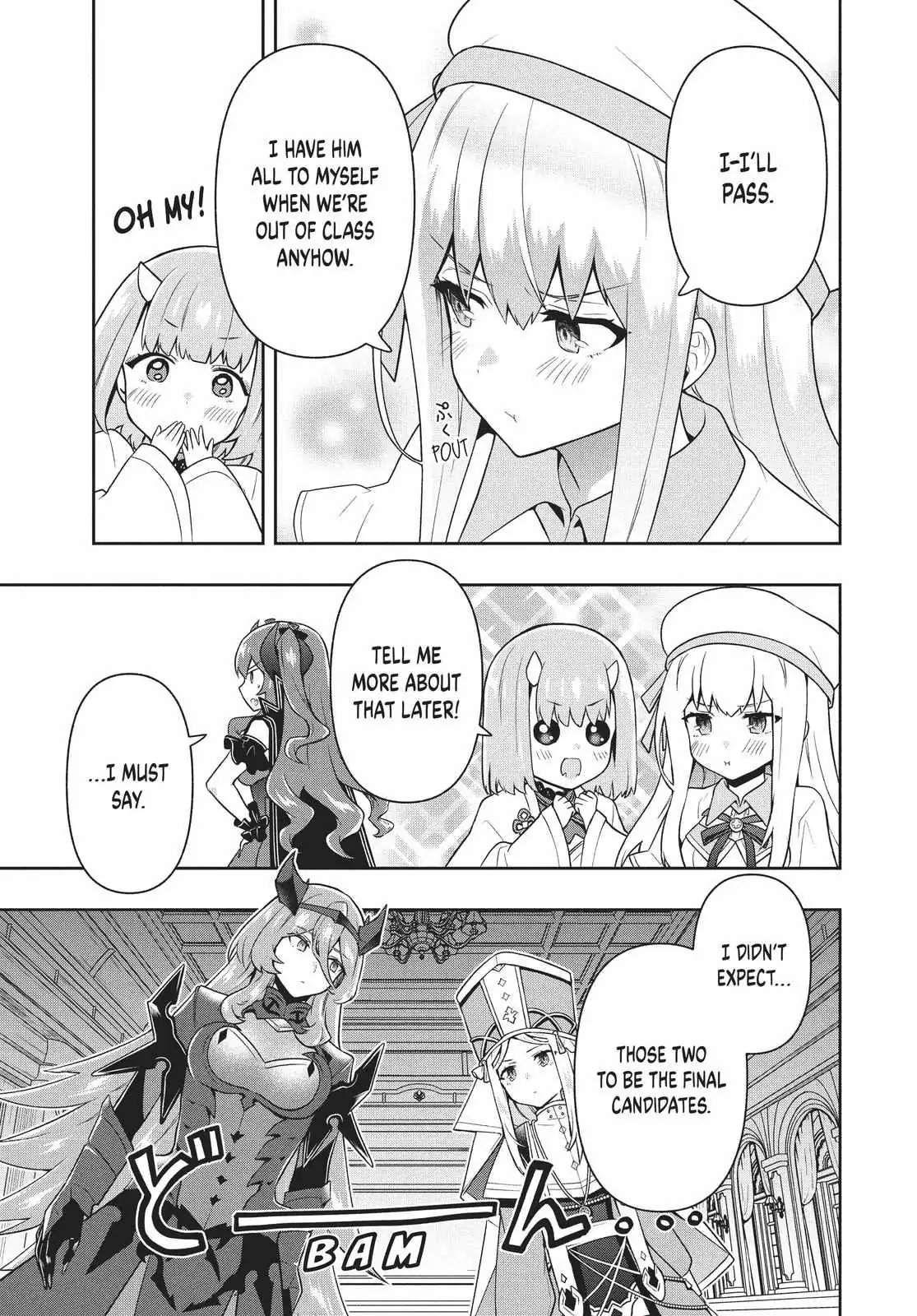 Roku-Hime Wa Kami Goei Ni Koi Wo Suru: Saikyou No Shugo Kishi, Tenseishite Mahou Gakuen Ni Iku Chapter 29 page 9 - 