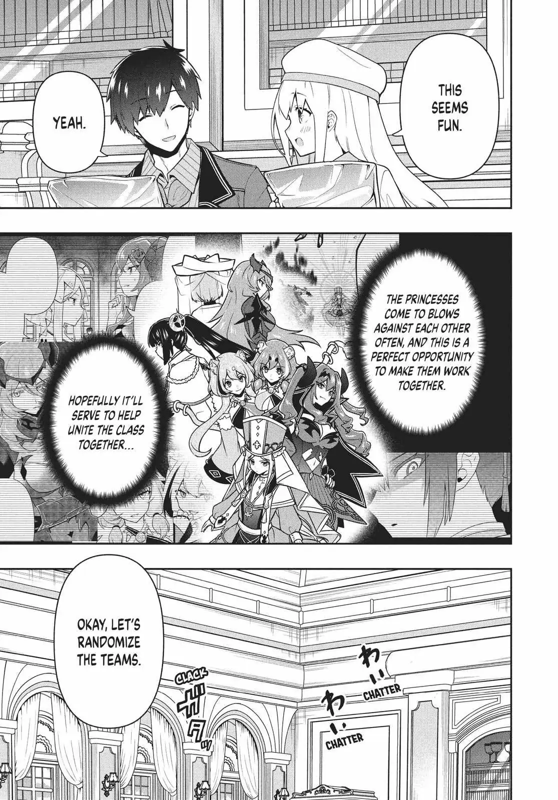 Roku-Hime Wa Kami Goei Ni Koi Wo Suru: Saikyou No Shugo Kishi, Tenseishite Mahou Gakuen Ni Iku Chapter 30 page 7 - 