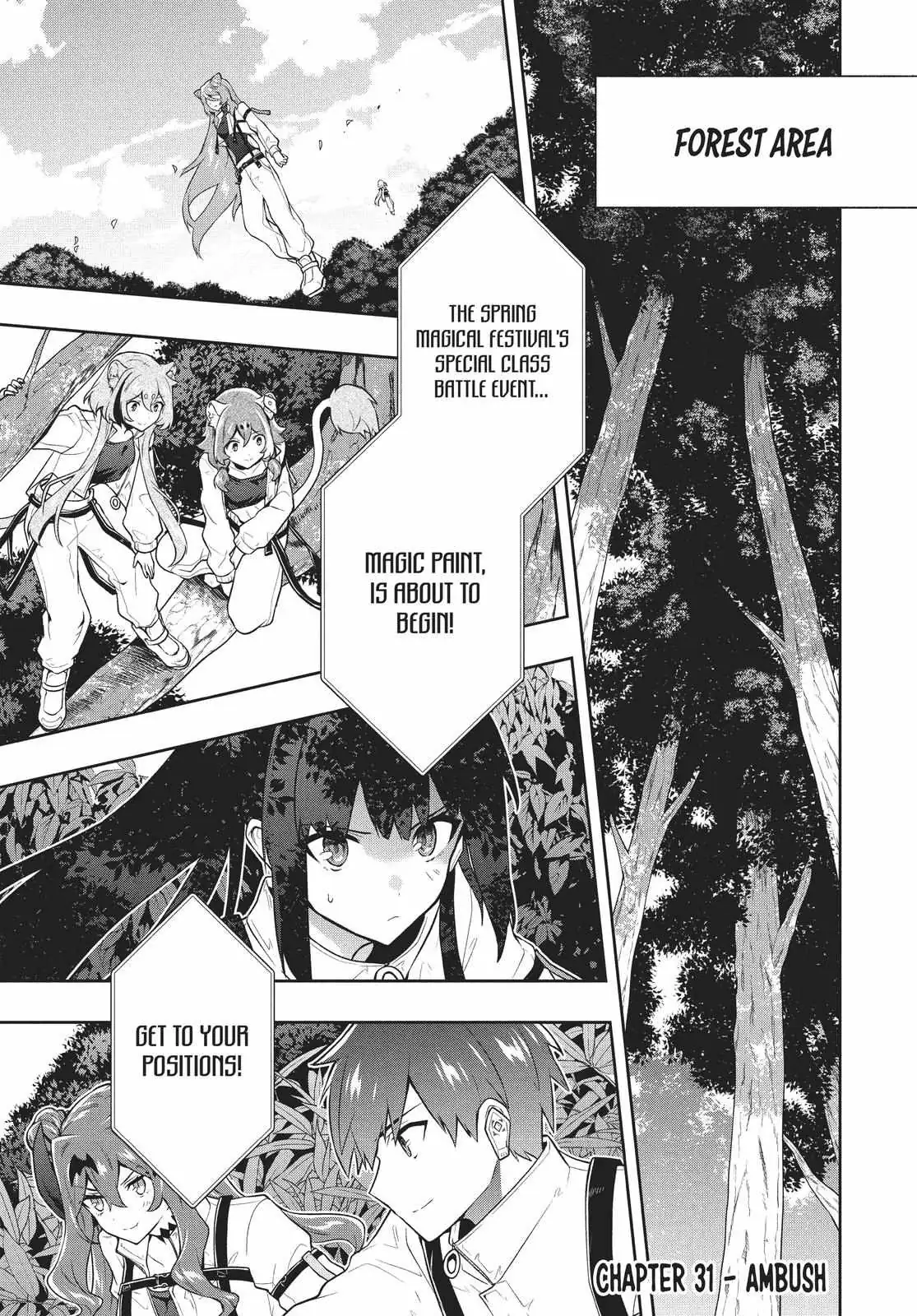 Roku-Hime Wa Kami Goei Ni Koi Wo Suru: Saikyou No Shugo Kishi, Tenseishite Mahou Gakuen Ni Iku Chapter 31 page 1 - 