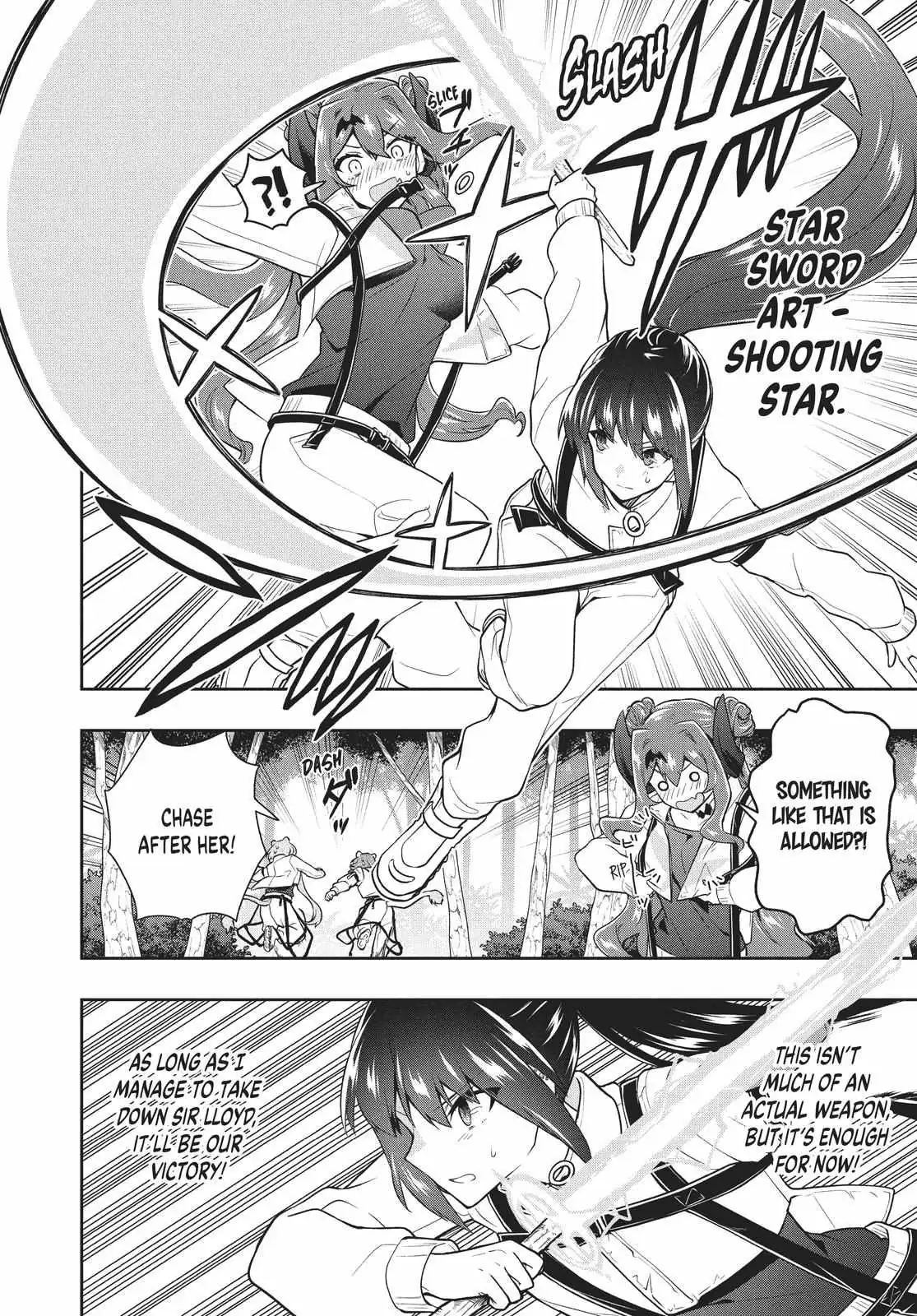 Roku-Hime Wa Kami Goei Ni Koi Wo Suru: Saikyou No Shugo Kishi, Tenseishite Mahou Gakuen Ni Iku Chapter 31 page 14 - 