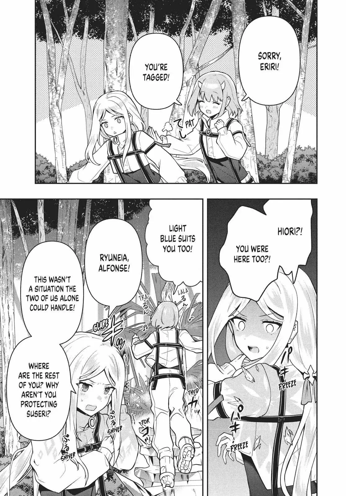 Roku-Hime Wa Kami Goei Ni Koi Wo Suru: Saikyou No Shugo Kishi, Tenseishite Mahou Gakuen Ni Iku Chapter 31 page 9 - 