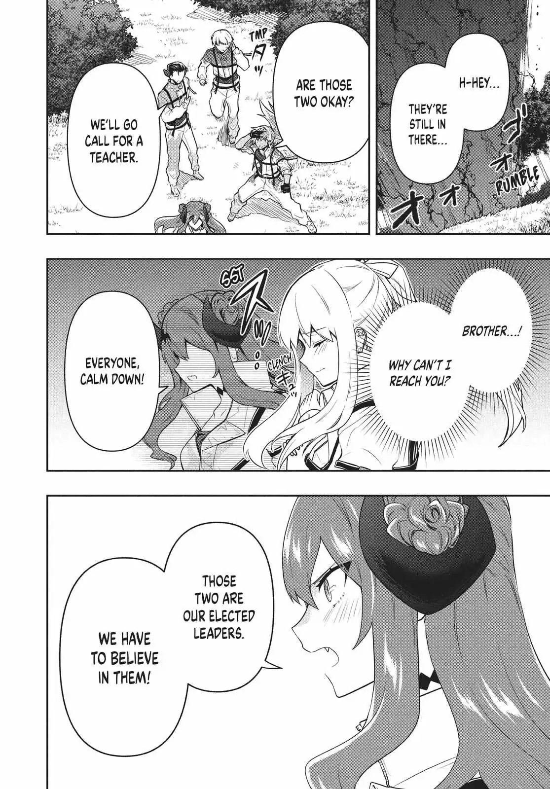 Roku-Hime Wa Kami Goei Ni Koi Wo Suru: Saikyou No Shugo Kishi, Tenseishite Mahou Gakuen Ni Iku Chapter 33 page 21 - 