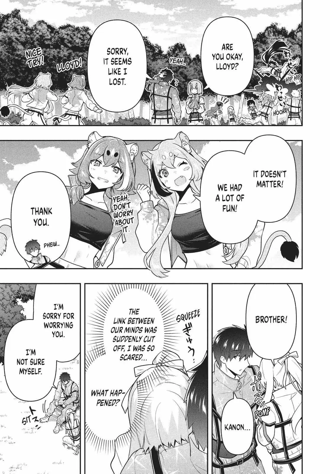 Roku-Hime Wa Kami Goei Ni Koi Wo Suru: Saikyou No Shugo Kishi, Tenseishite Mahou Gakuen Ni Iku Chapter 34 page 19 - 