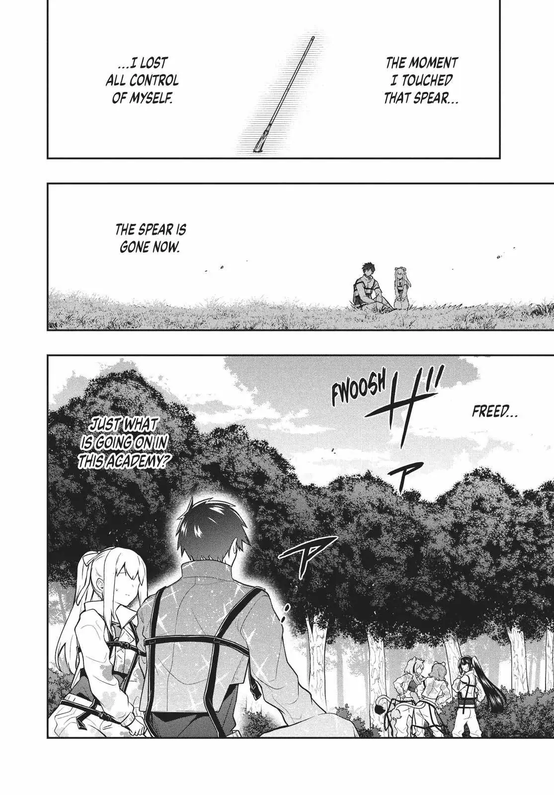 Roku-Hime Wa Kami Goei Ni Koi Wo Suru: Saikyou No Shugo Kishi, Tenseishite Mahou Gakuen Ni Iku Chapter 34 page 20 - 