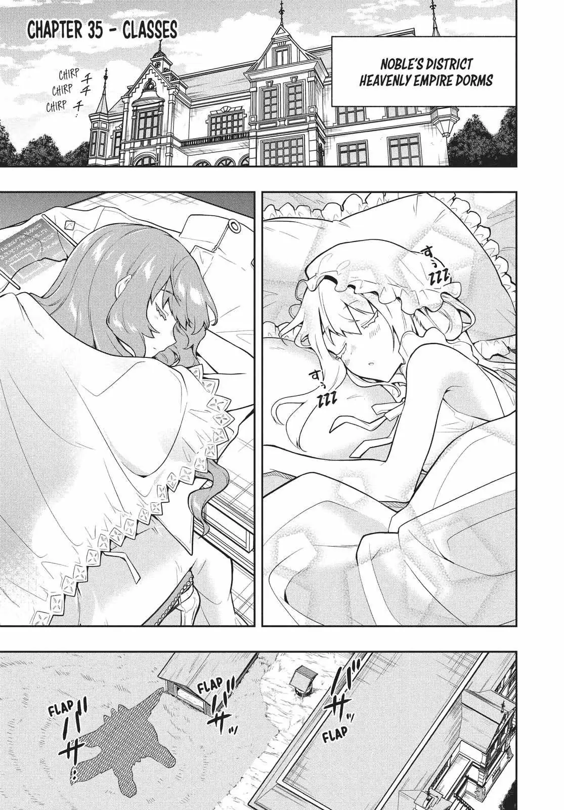 Roku-Hime Wa Kami Goei Ni Koi Wo Suru: Saikyou No Shugo Kishi, Tenseishite Mahou Gakuen Ni Iku Chapter 35 page 1 - 
