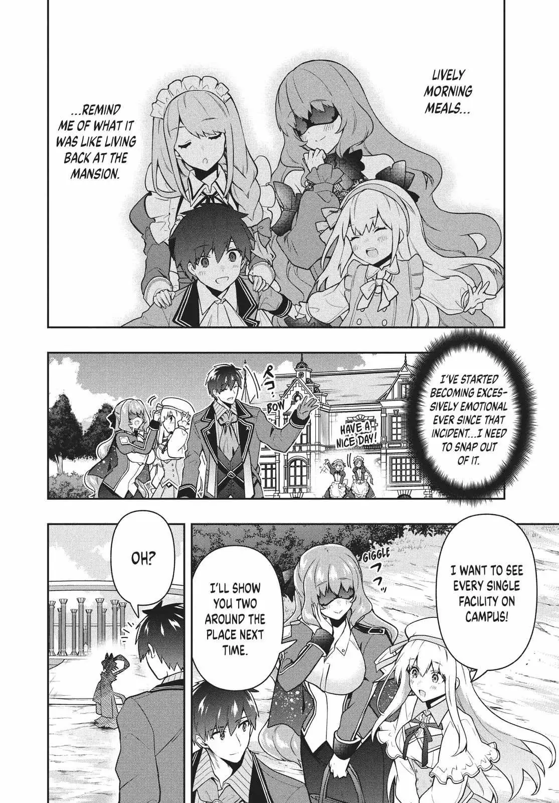 Roku-Hime Wa Kami Goei Ni Koi Wo Suru: Saikyou No Shugo Kishi, Tenseishite Mahou Gakuen Ni Iku Chapter 35 page 12 - 