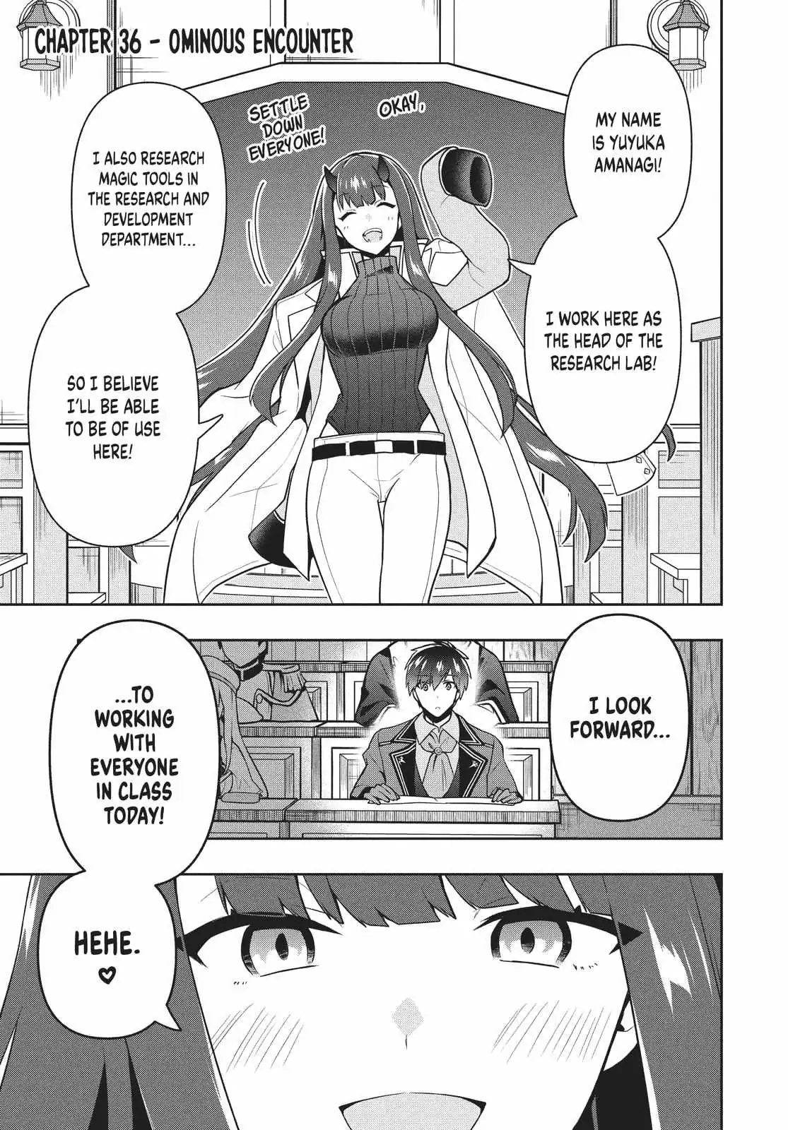 Roku-Hime Wa Kami Goei Ni Koi Wo Suru: Saikyou No Shugo Kishi, Tenseishite Mahou Gakuen Ni Iku Chapter 36 page 1 - 